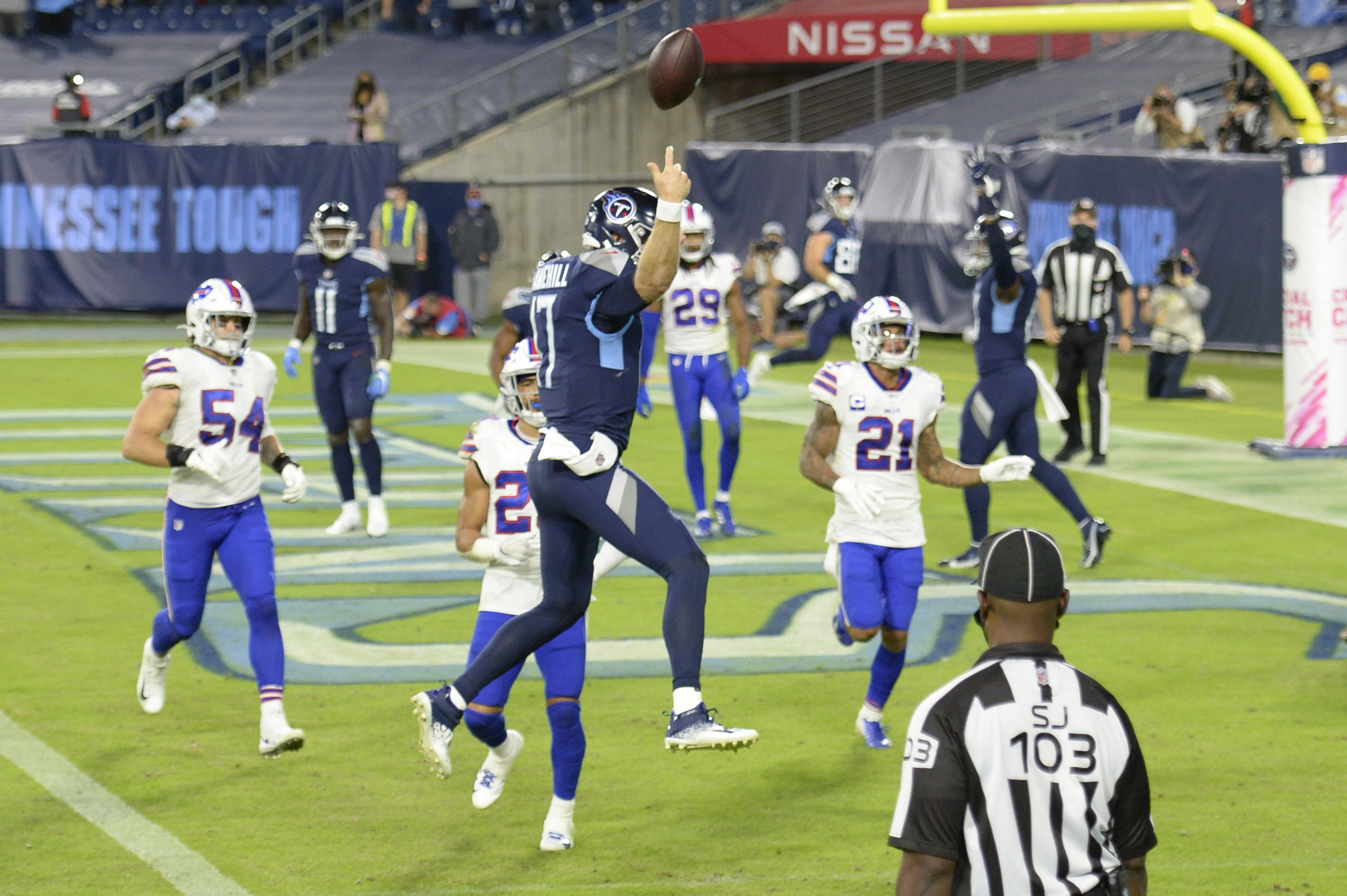 Tennessee Titans embarrassed by Buffalo Bills on Monday Night Football