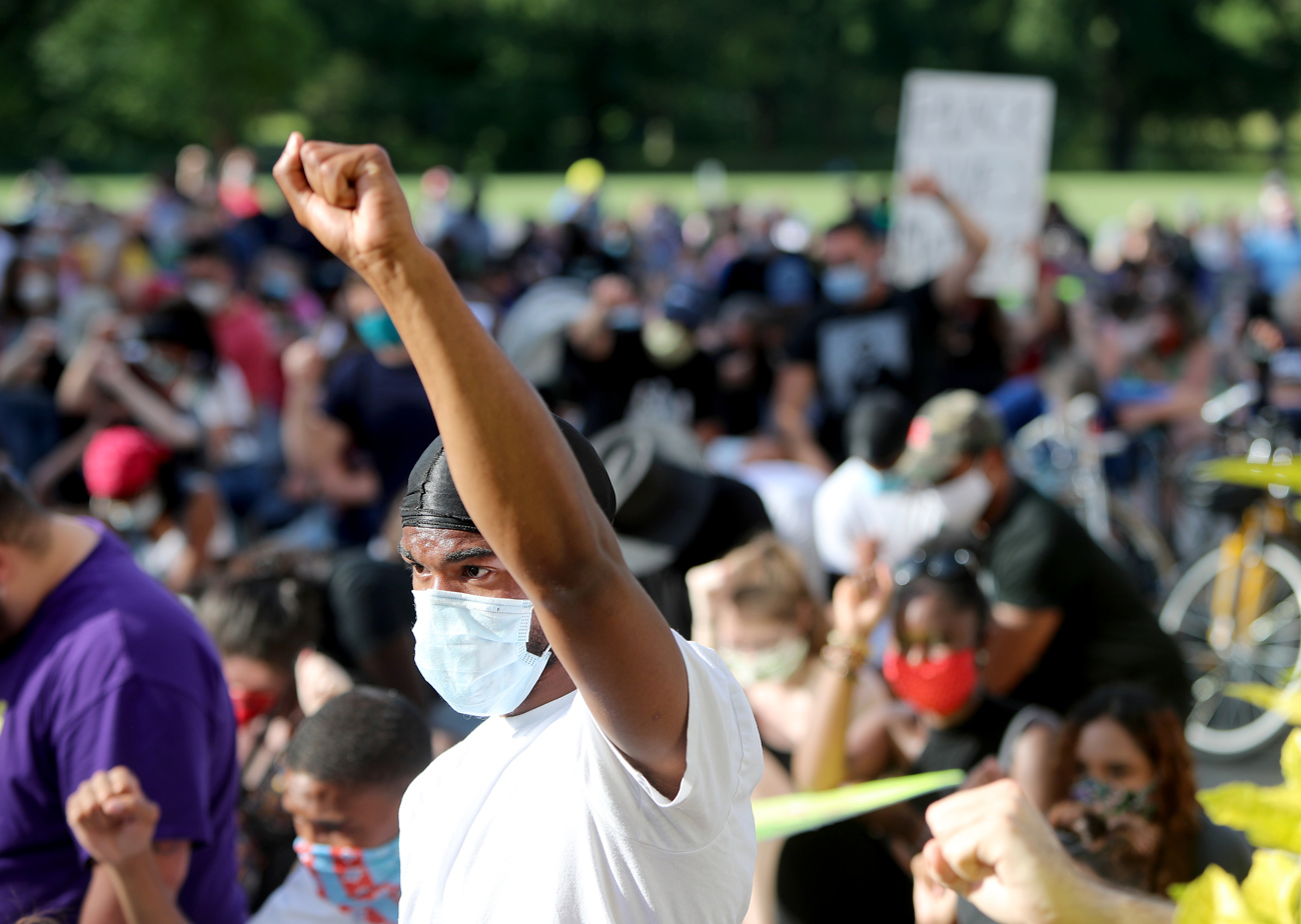 Collingswood peaceful protest march against police brutality, Monday ...