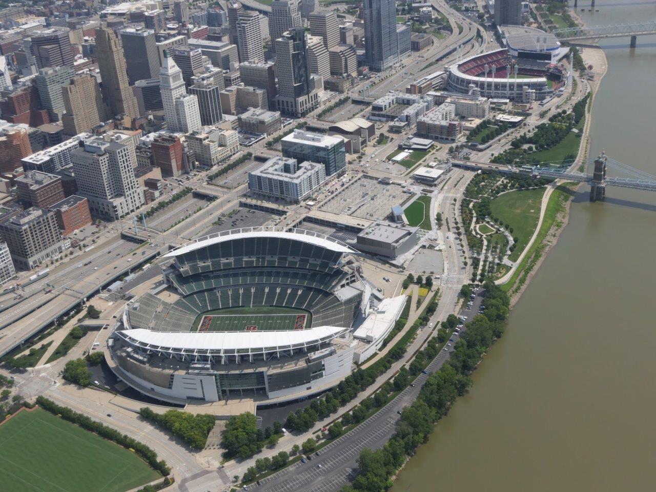Riverfront Stadium - history, photos and more of the Cincinnati