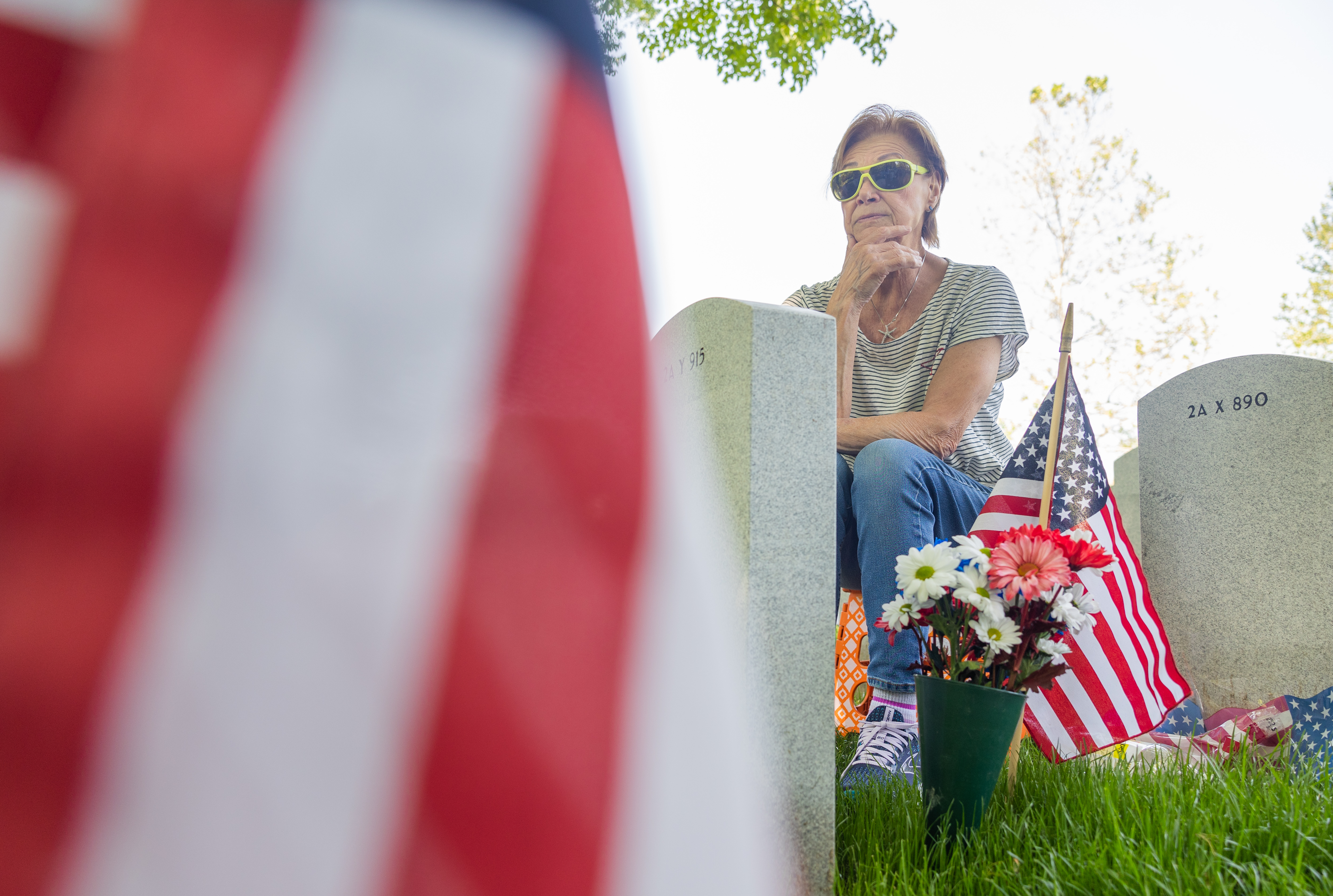 Memorial Day ceremony at the Massachusetts Veterans' Memorial Cemetery ...
