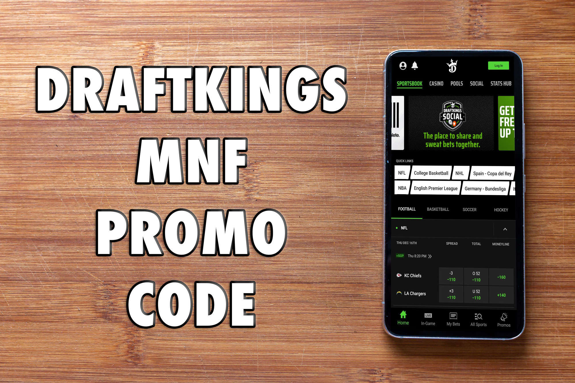 DraftKings promo code and bonus: $150 Thursday Night Football