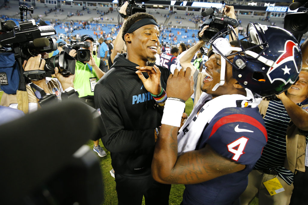 Cam Newton has served as a mentor for Deshaun Watson. On Sunday, his pupil  got the best of him - The Boston Globe