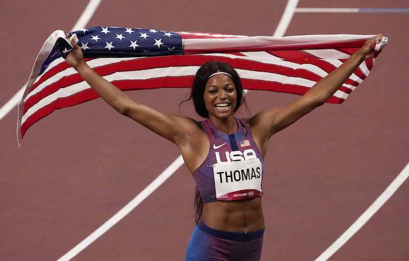 Gabby Thomas of Massachusetts wins bronze in 200M at Tokyo Olympics ...