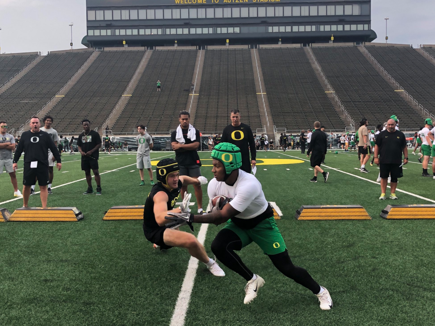 More photos from Oregon's Saturday Night Live football camp