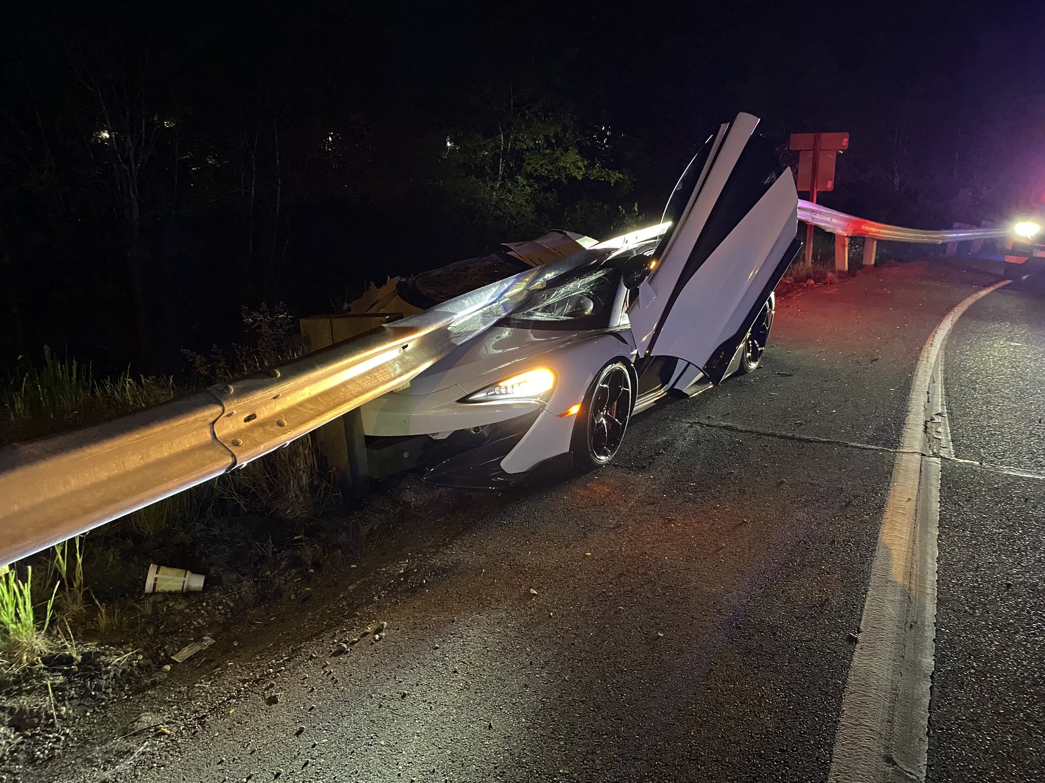 Lamborghini Crash Split In Half