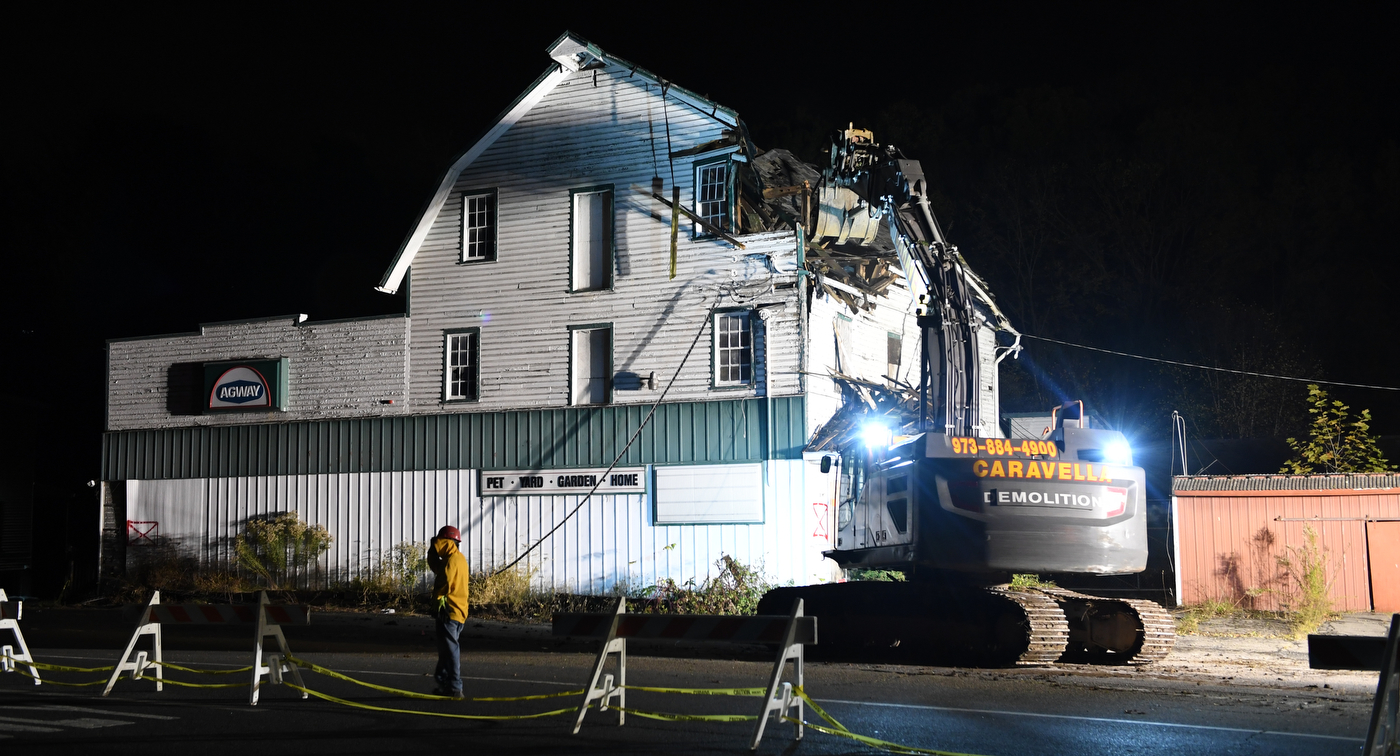 Old Agway building in Phillipsburg is torn down