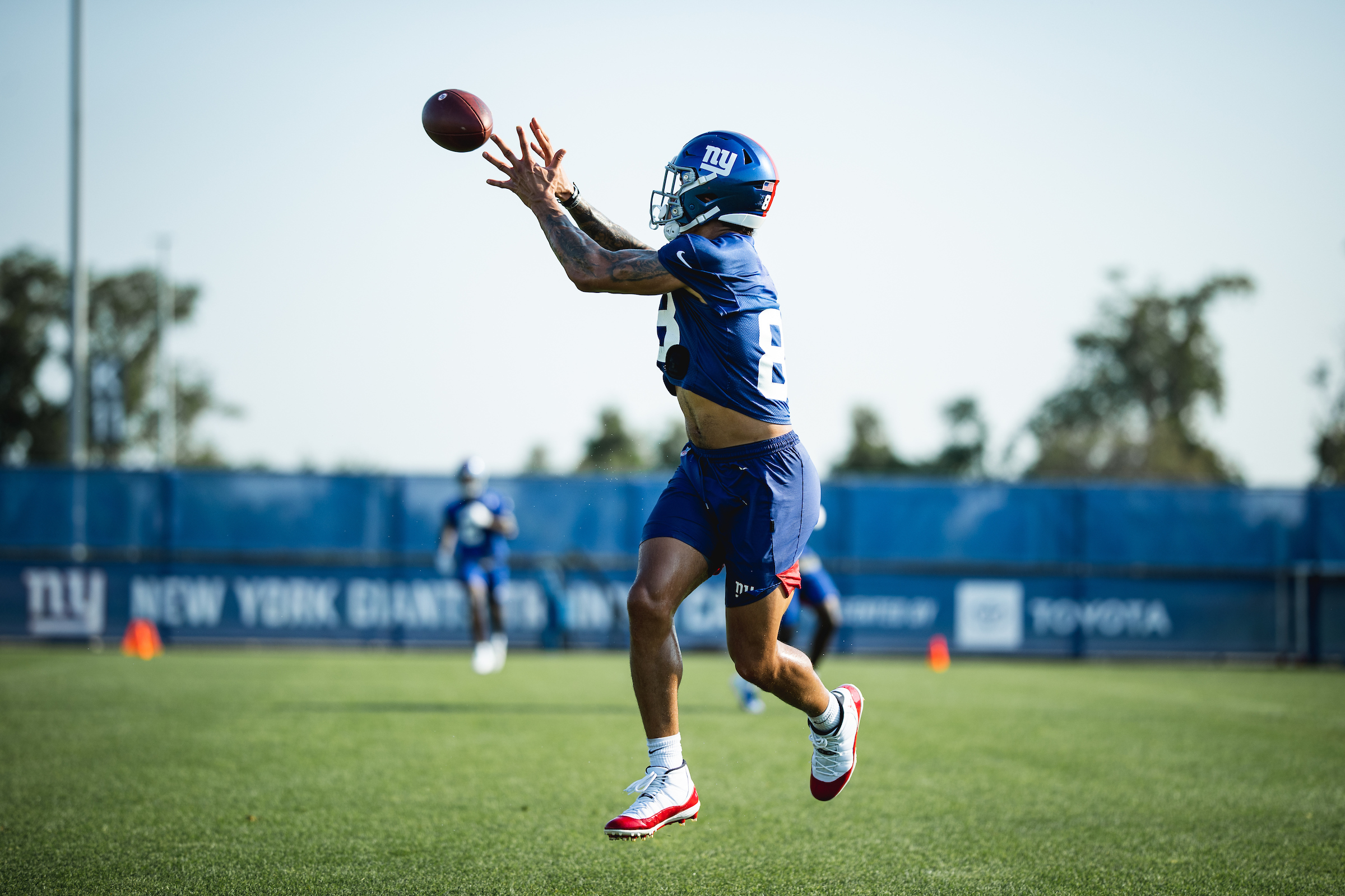 Giants' Evan Engram hoping to catch on with breakthrough season