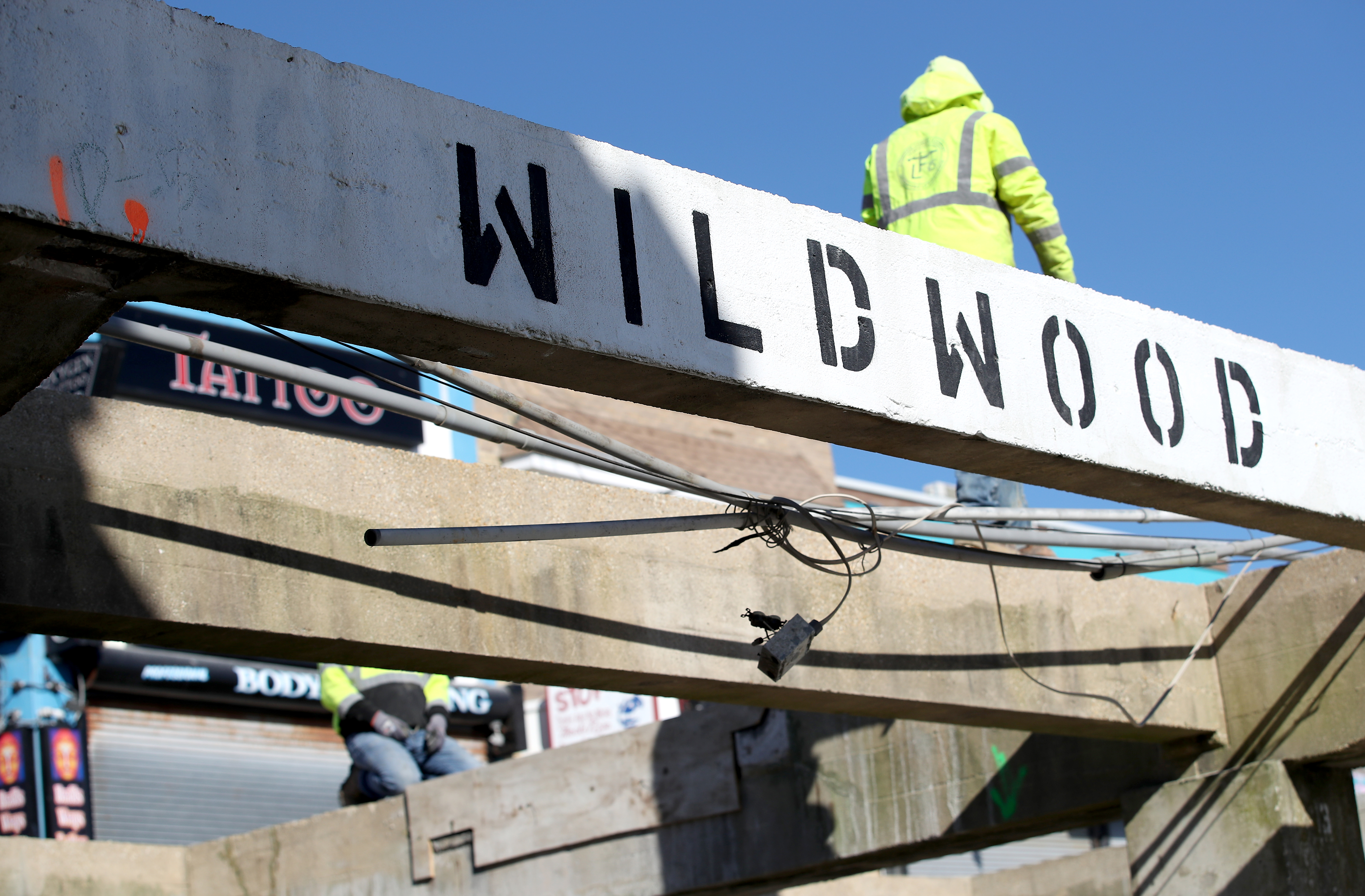 Wildwood, N.J., boardwalk stripped bare as major renovation begins