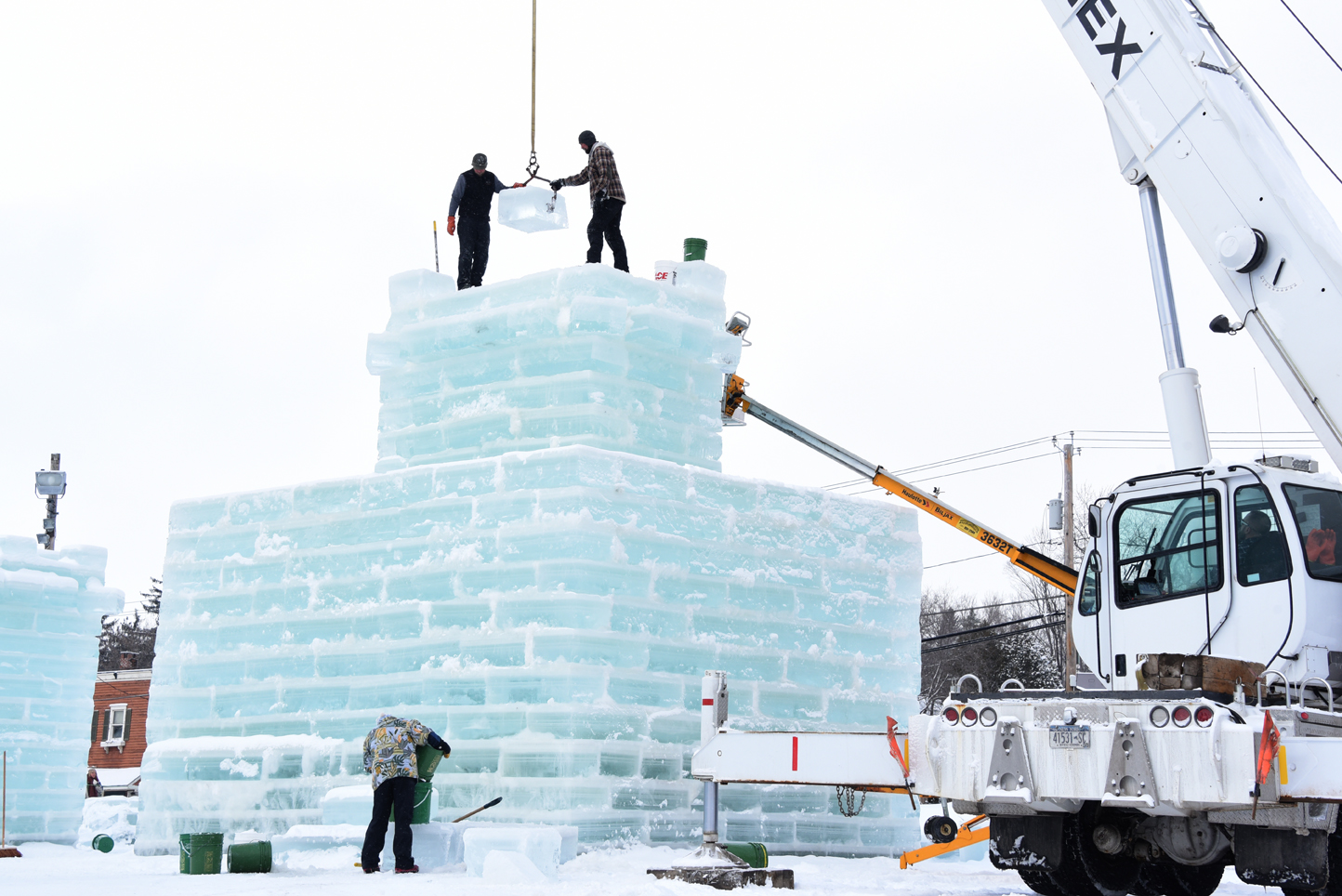 Saranac Lake Winter Carnival 21 The Ice Palace Is Still On For Now Newyorkupstate Com