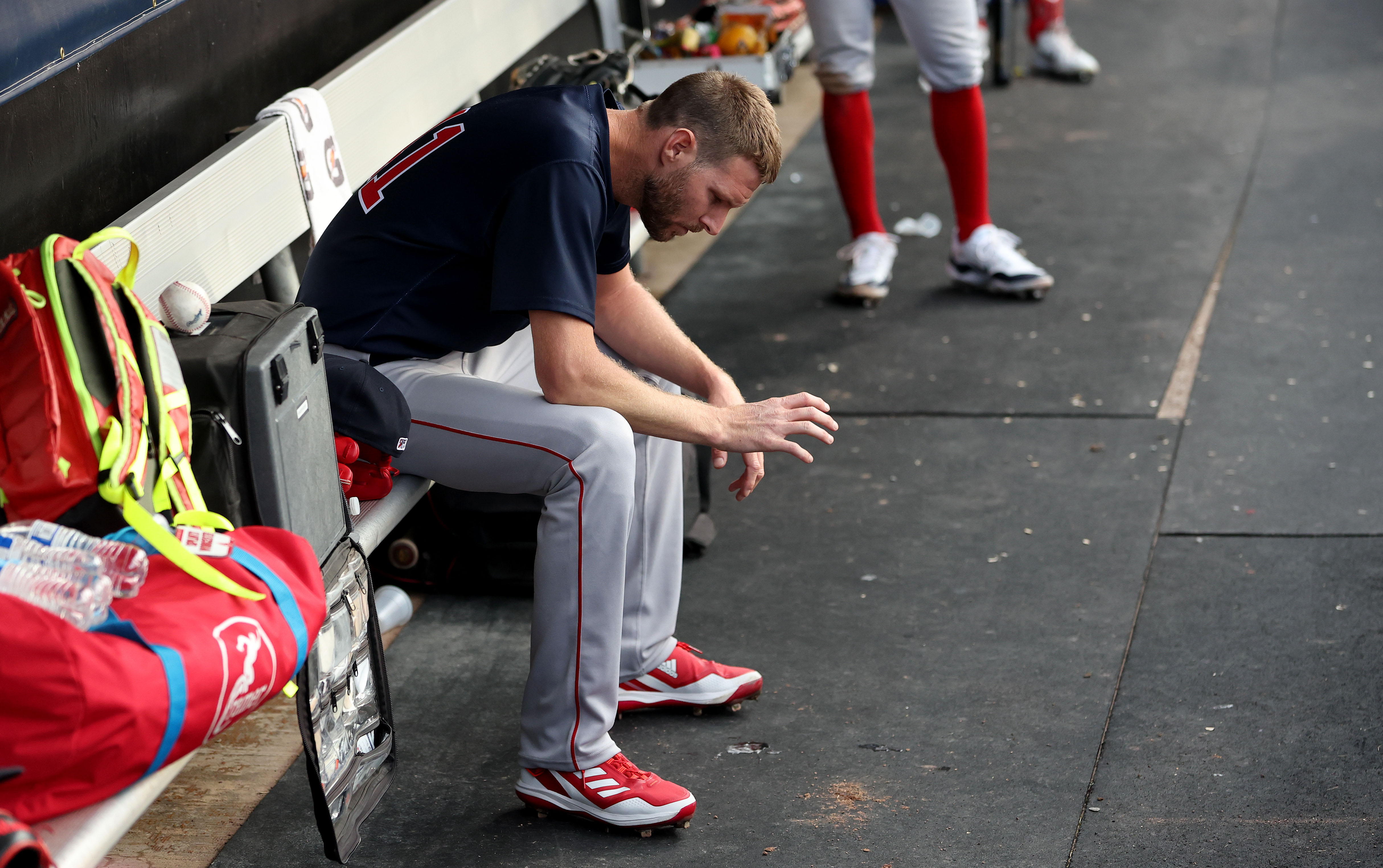 Boston Red Sox pitcher Chris Sale pitches 2 scoreless innings in rehab  start vs. Syracuse Mets 