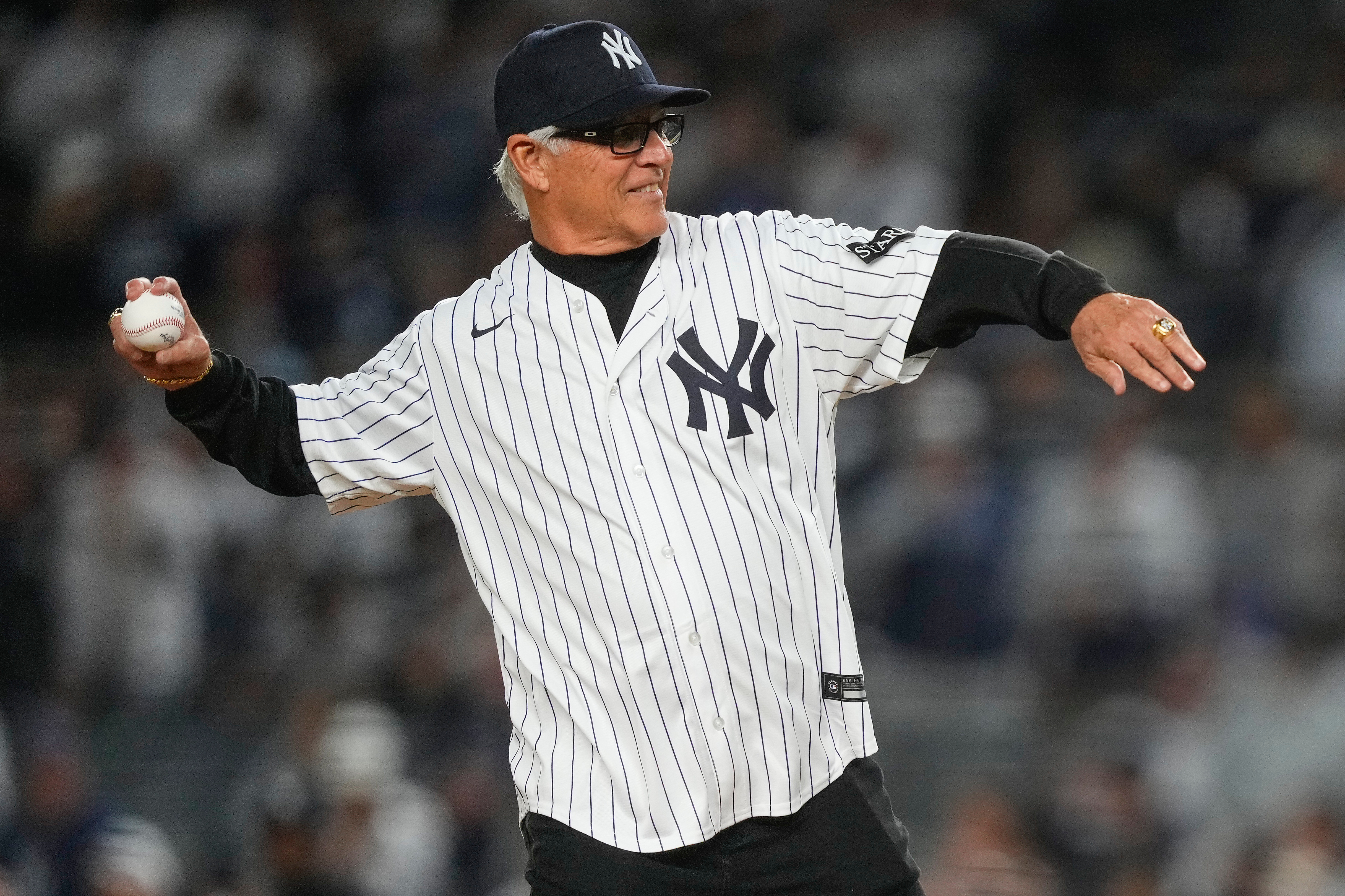 Anthony Volpe had a lengthy one-on-one with Yankees legend