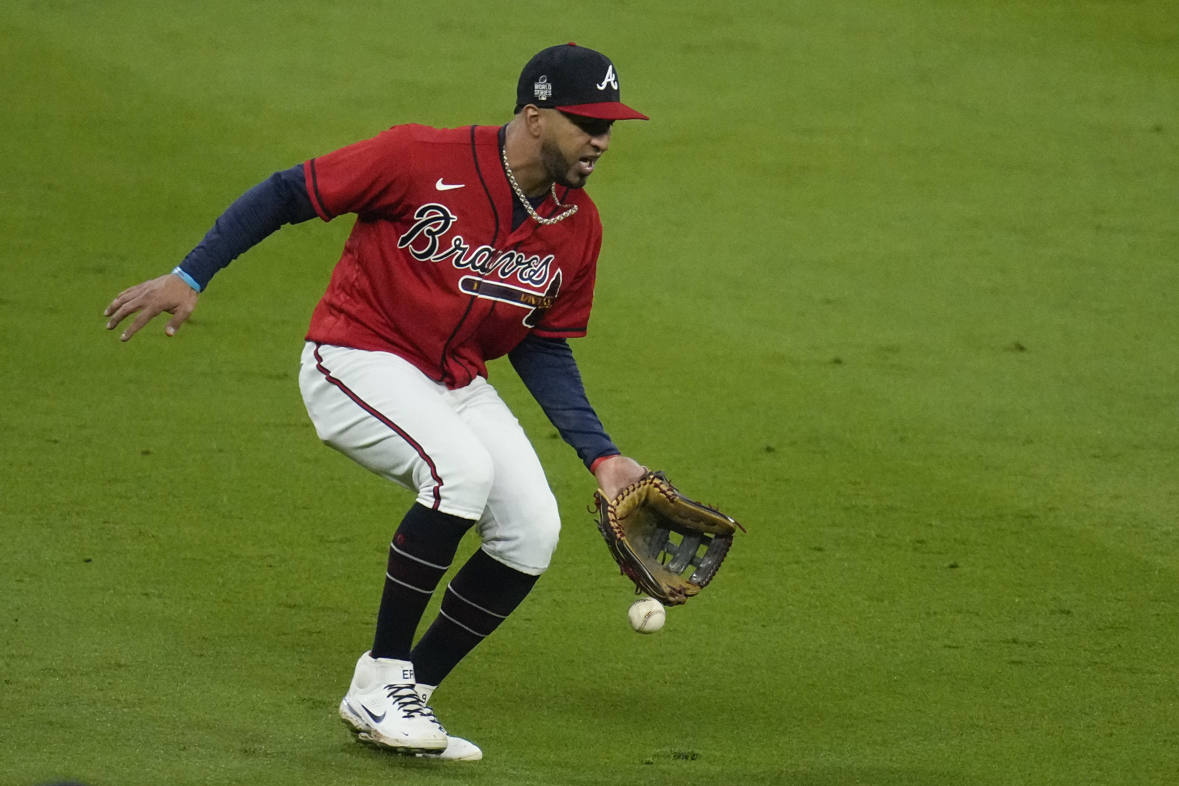 Rookie Jose Siri leads Astros past Braves to even World Series at 1-1