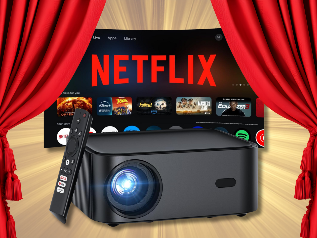 Amazon has this outdoor 4K movie projector on sale at its lowest Amazon has this outdoor 4K movie projector on sale at its lowest