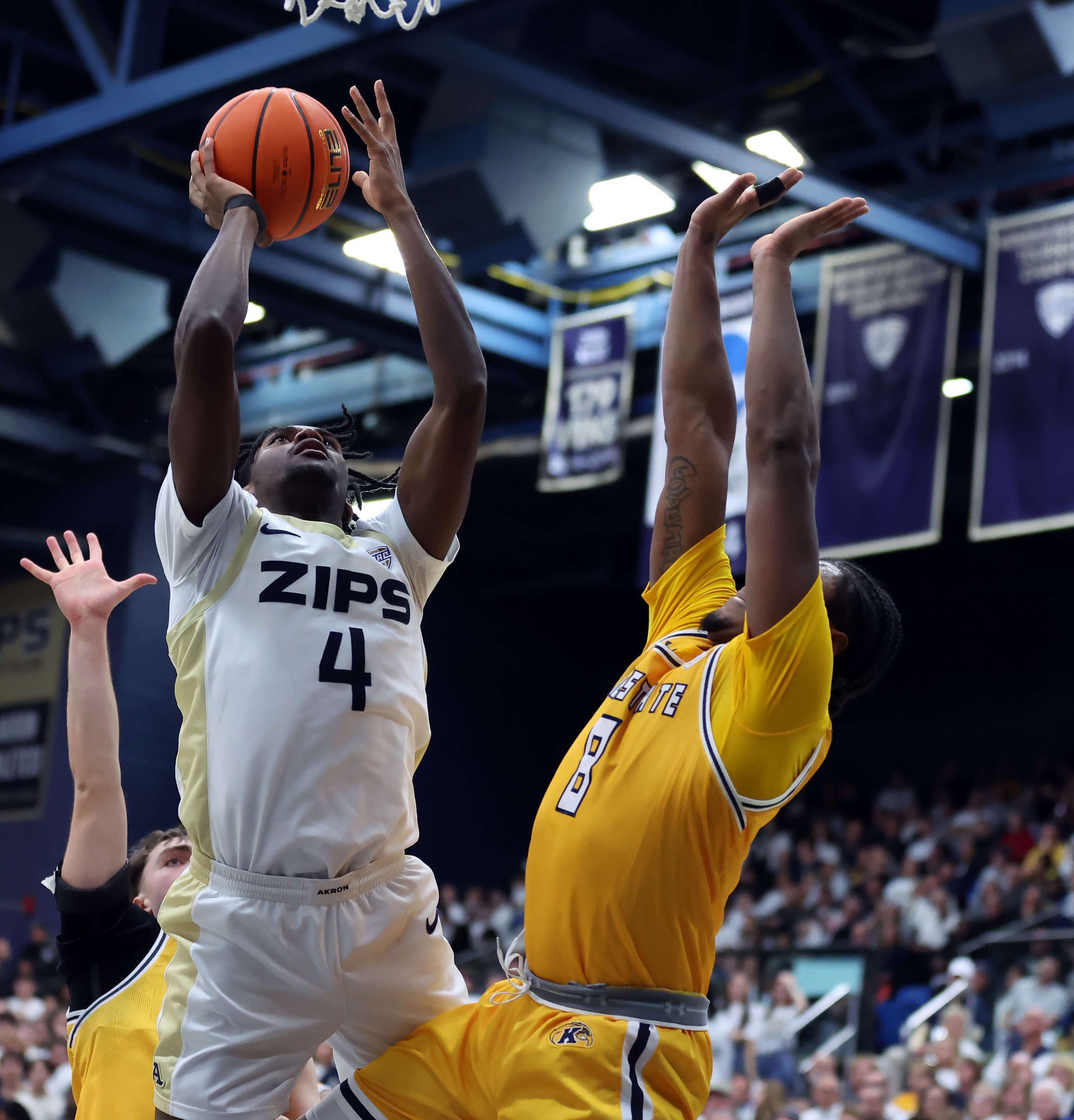 College basketball: Akron Zips vs. Kent State Golden Flashes, January ...