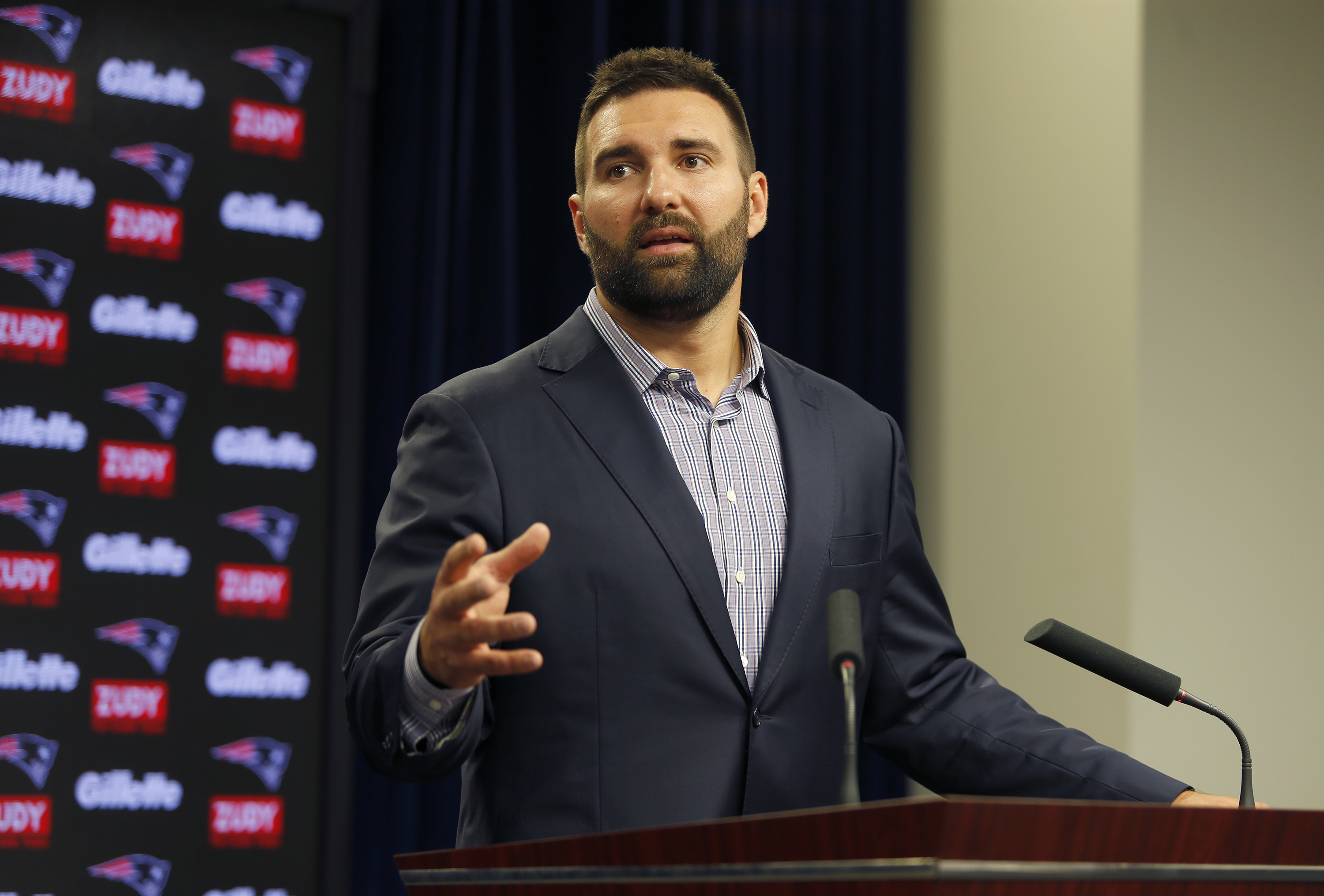 Rob Ninkovich's jersey number got retired at my high school tonight. :  r/Patriots