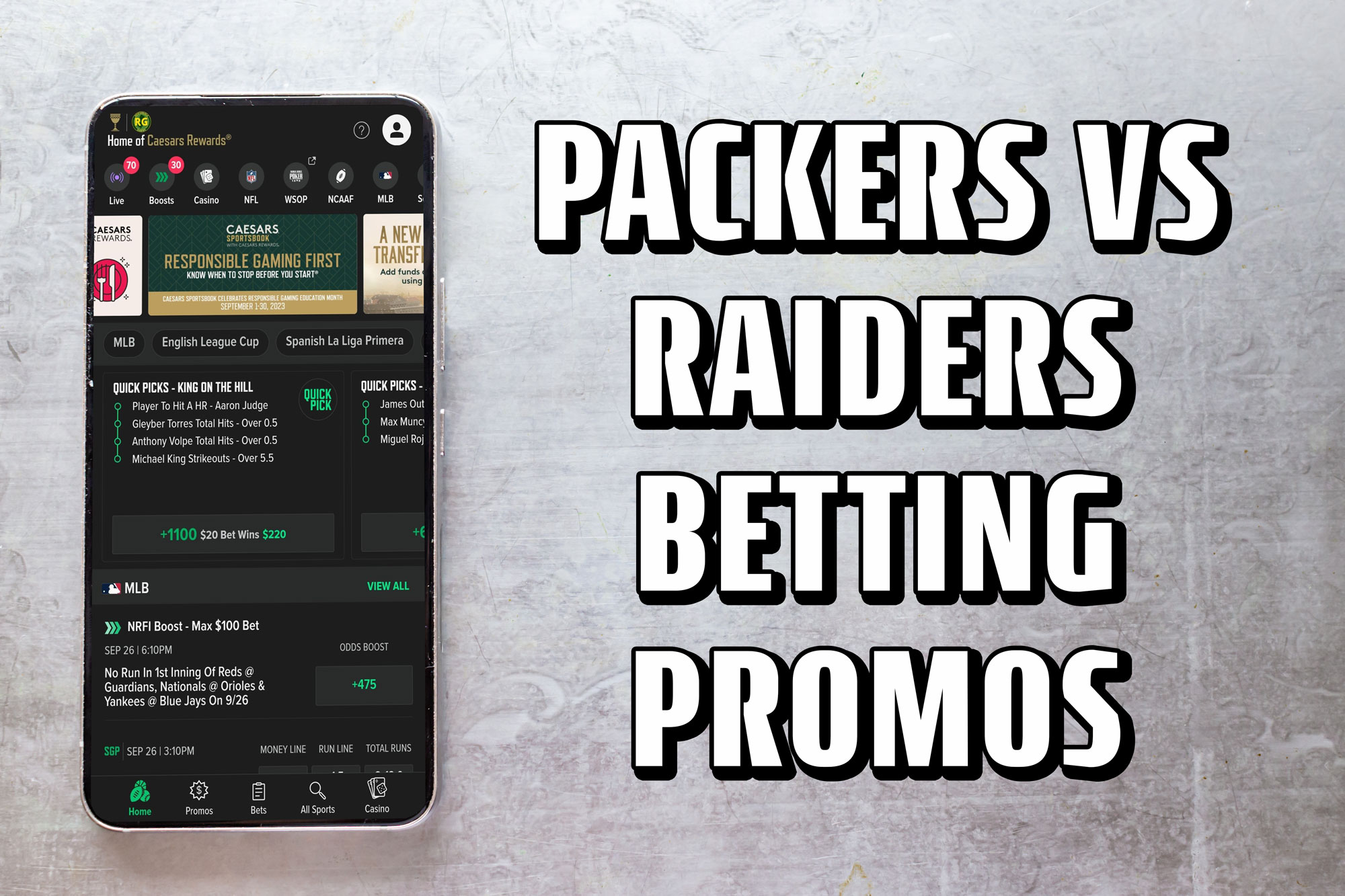 Sports betting apps in Las Vegas: Best odds, menus, bonuses