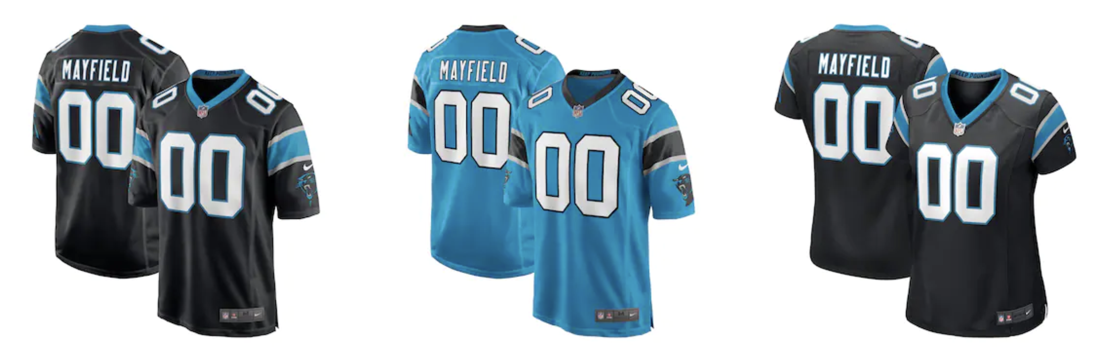 Baker Mayfield Carolina Panthers Nike Home Player Game Jersey - Black