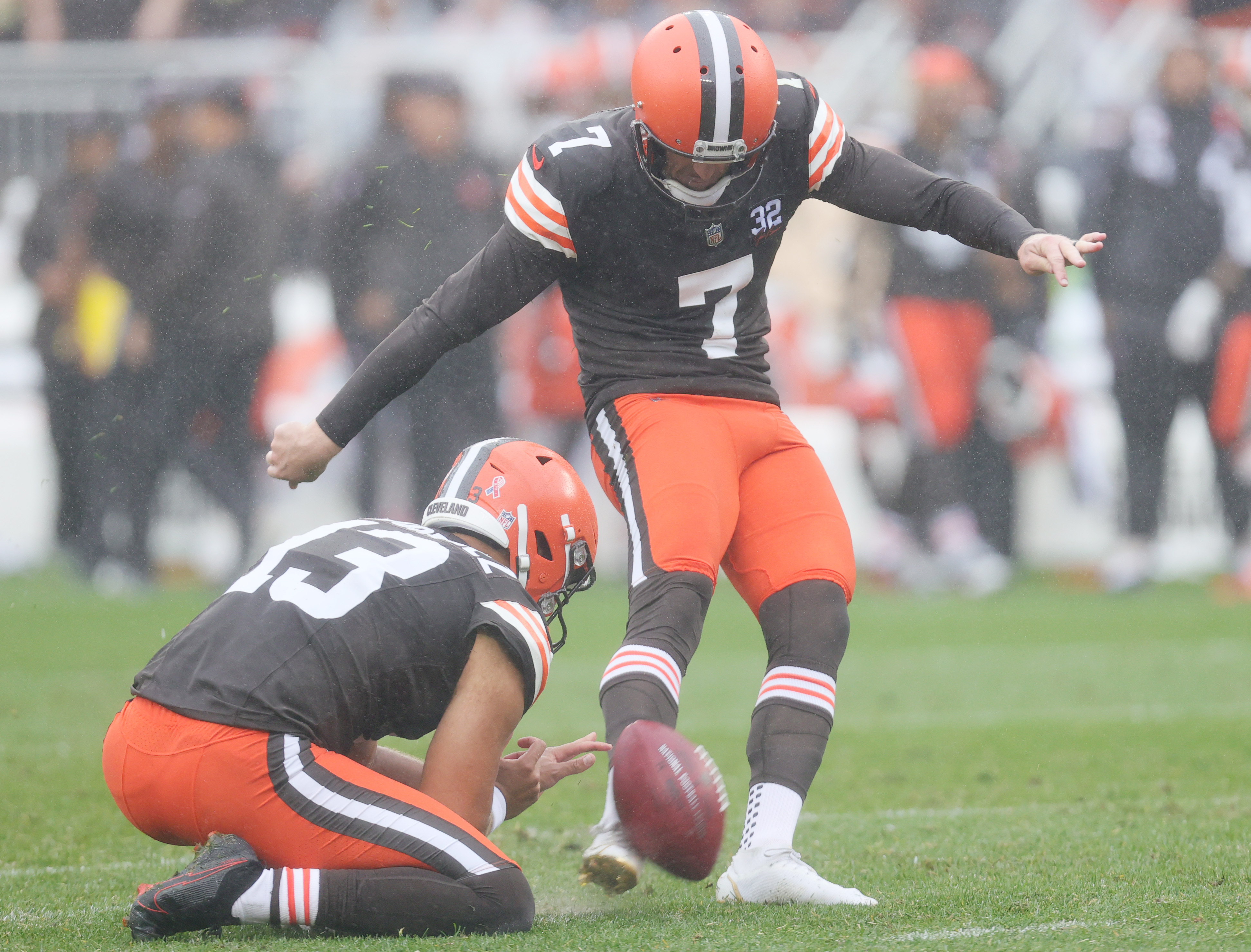 Dustin Hopkins turns dreary day into 'beautiful day' for Browns