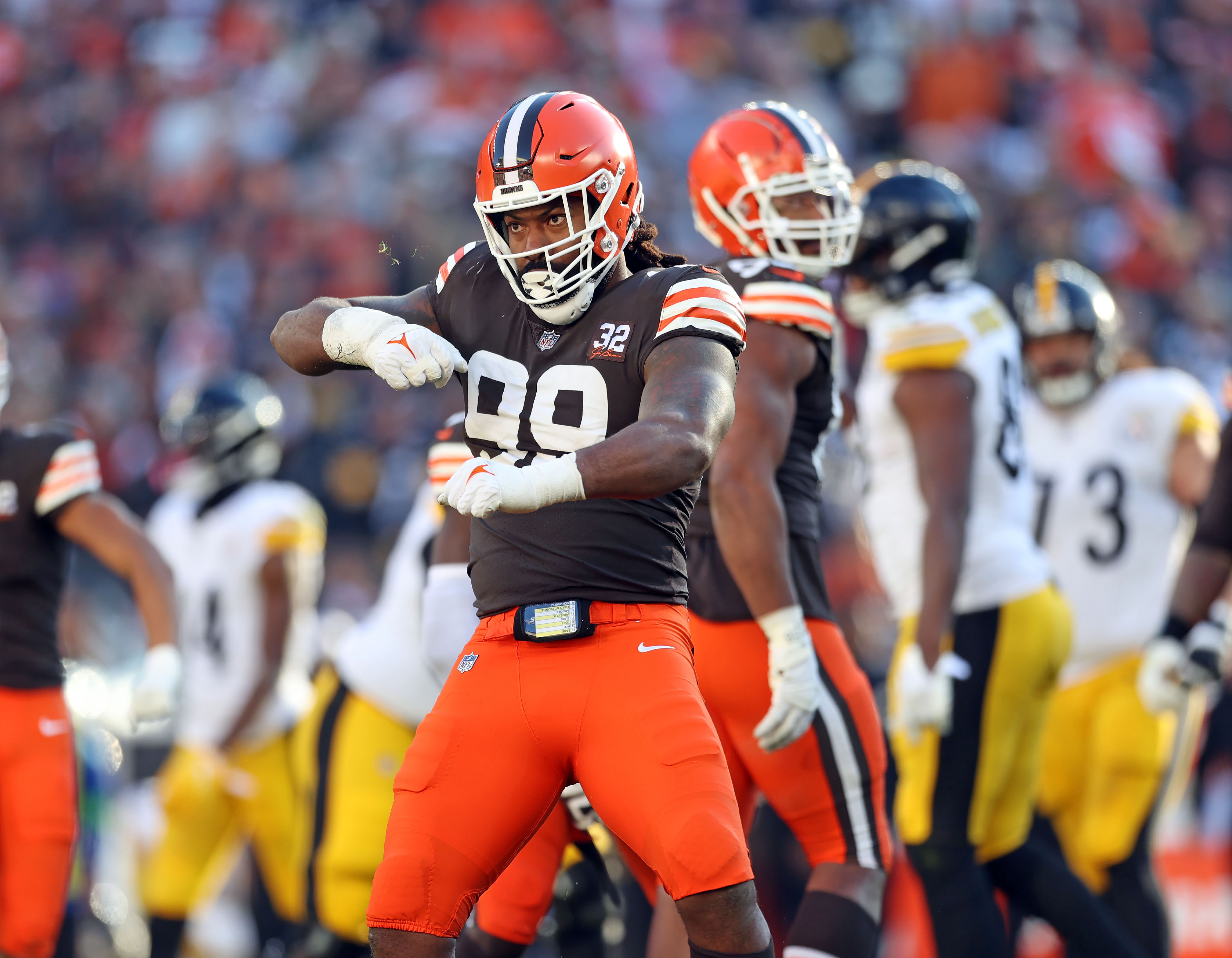 Cleveland Browns defense vs. Pittsburgh Steelers, November 19, 2023 ...