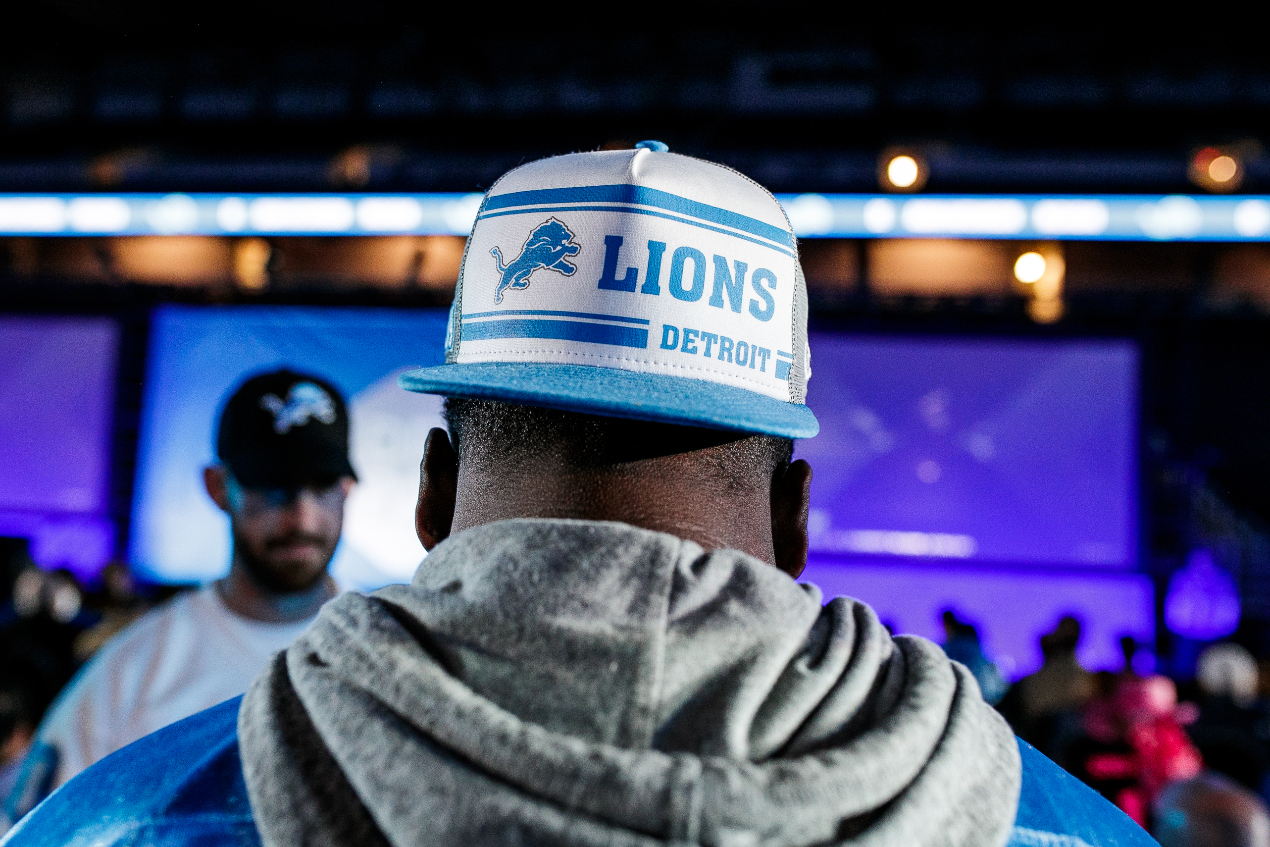 The 2022 NFL Draft Party filled Ford Field with hopeful fans