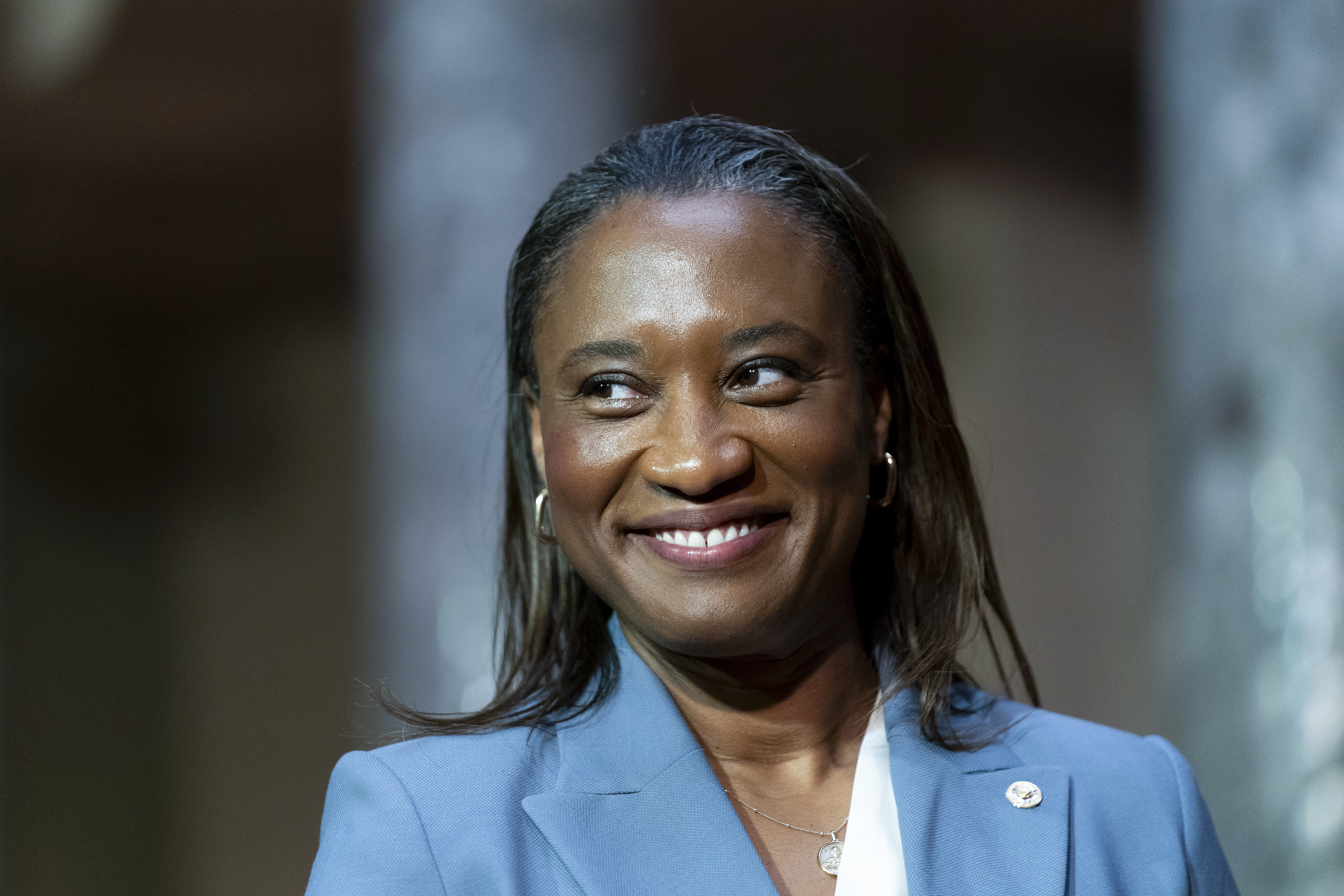 Laphonza Butler sworn in as third Black female senator in US