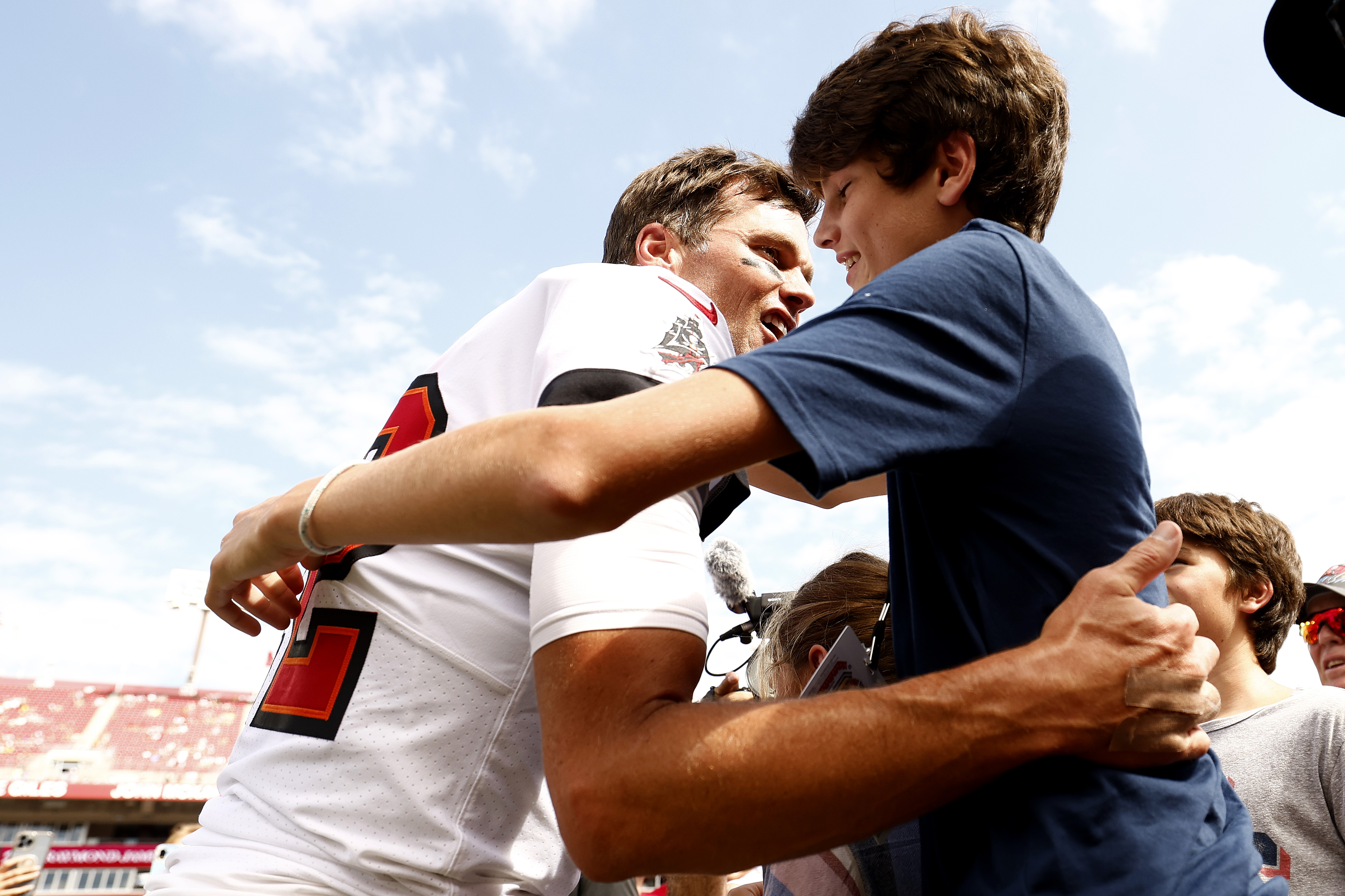 These photos of Tom Brady at Red Sox Opening Day are truly glorious