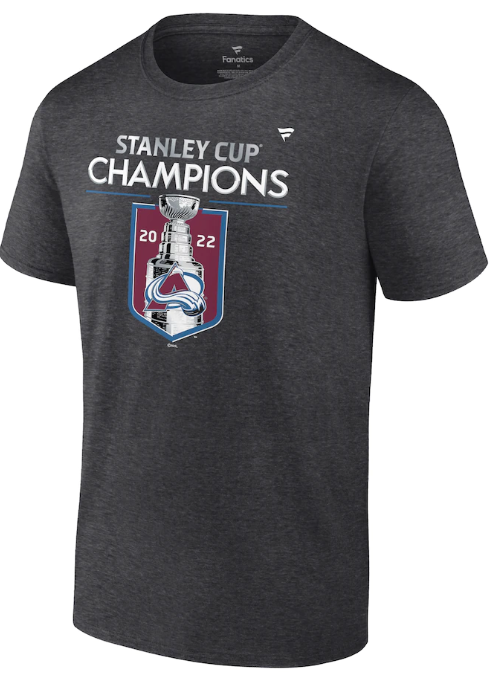NHL Colorado Avalanche Champions 2021-22 Stanley Cup Champions Vintage T- Shirt - REVER LAVIE