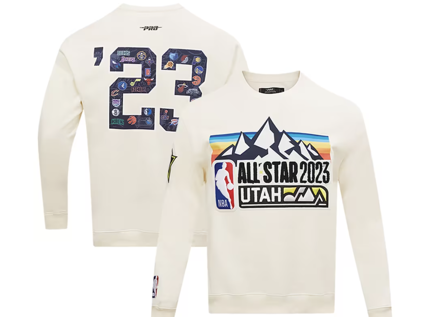 Unisex Pro Standard Black 2023 NBA All-Star Game Chenille Fleece Sweatpants
