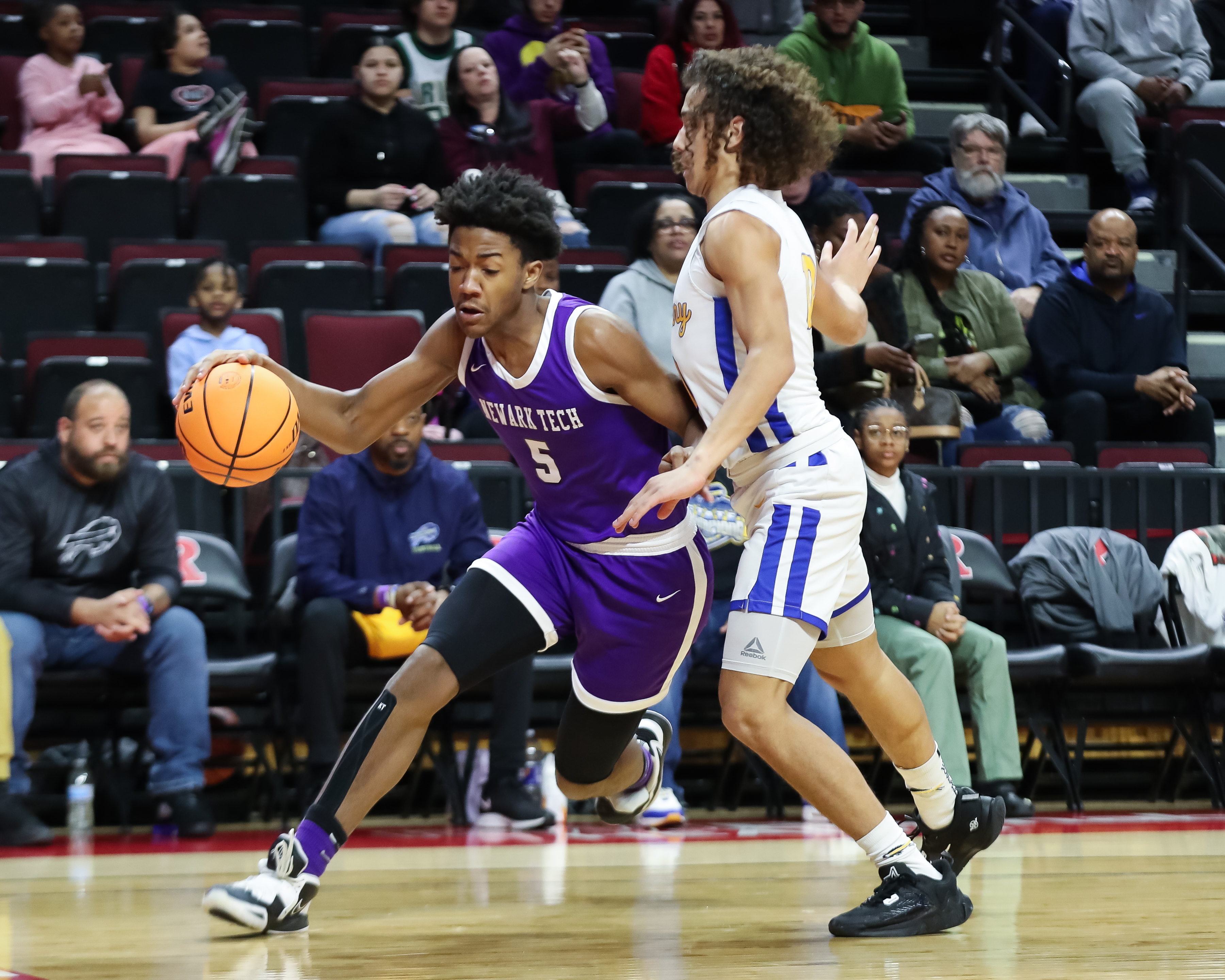 Boys Basketball: Newark Tech vs Woodbury in boys basketball NJSIAA ...