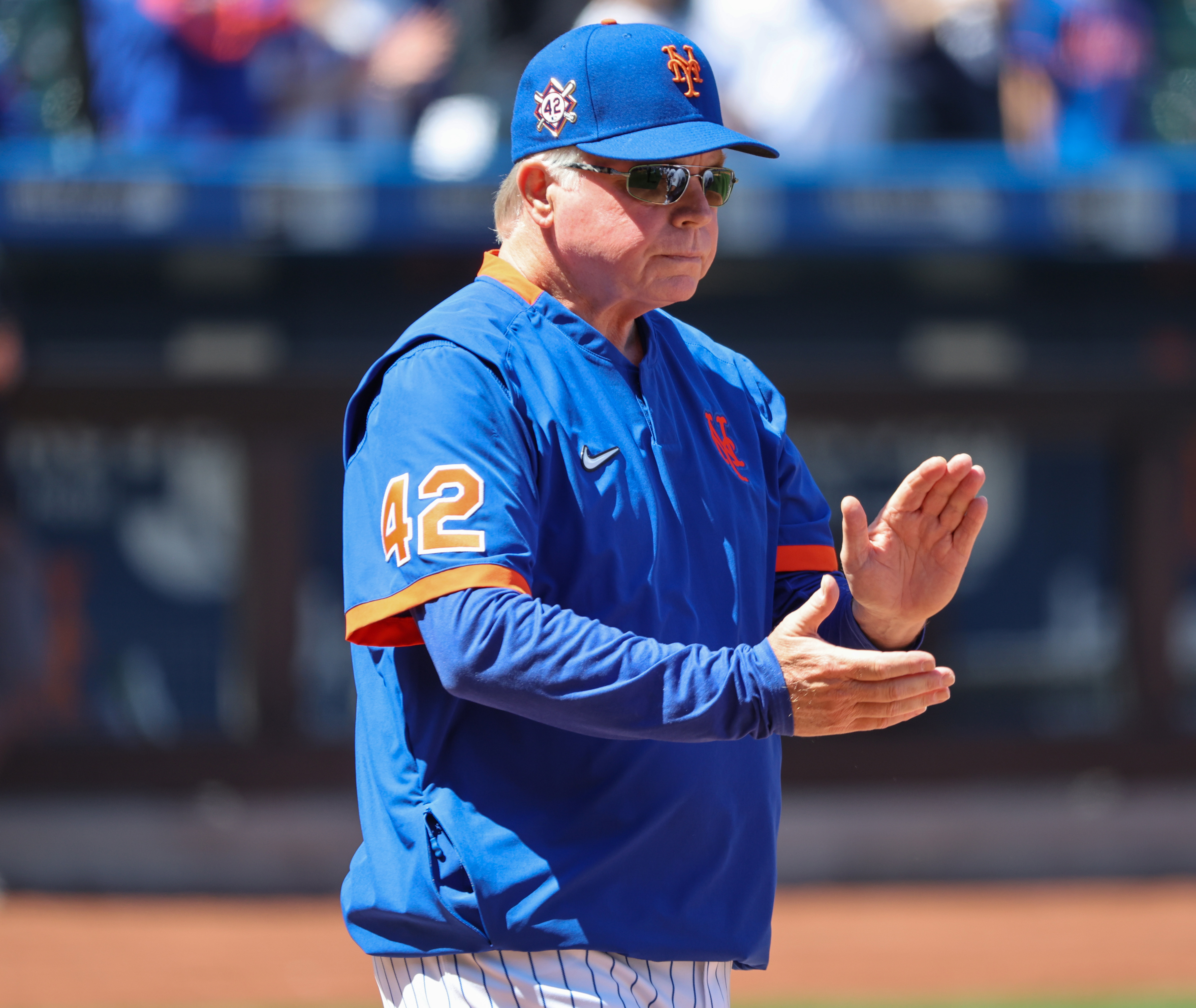 SNY Mets on X: Does Buck Showalter wear a Mets jersey under his jacket  during games? “Let's just say, when they do those (game-worn) giveaways  during the season, whoever gets mine, it's