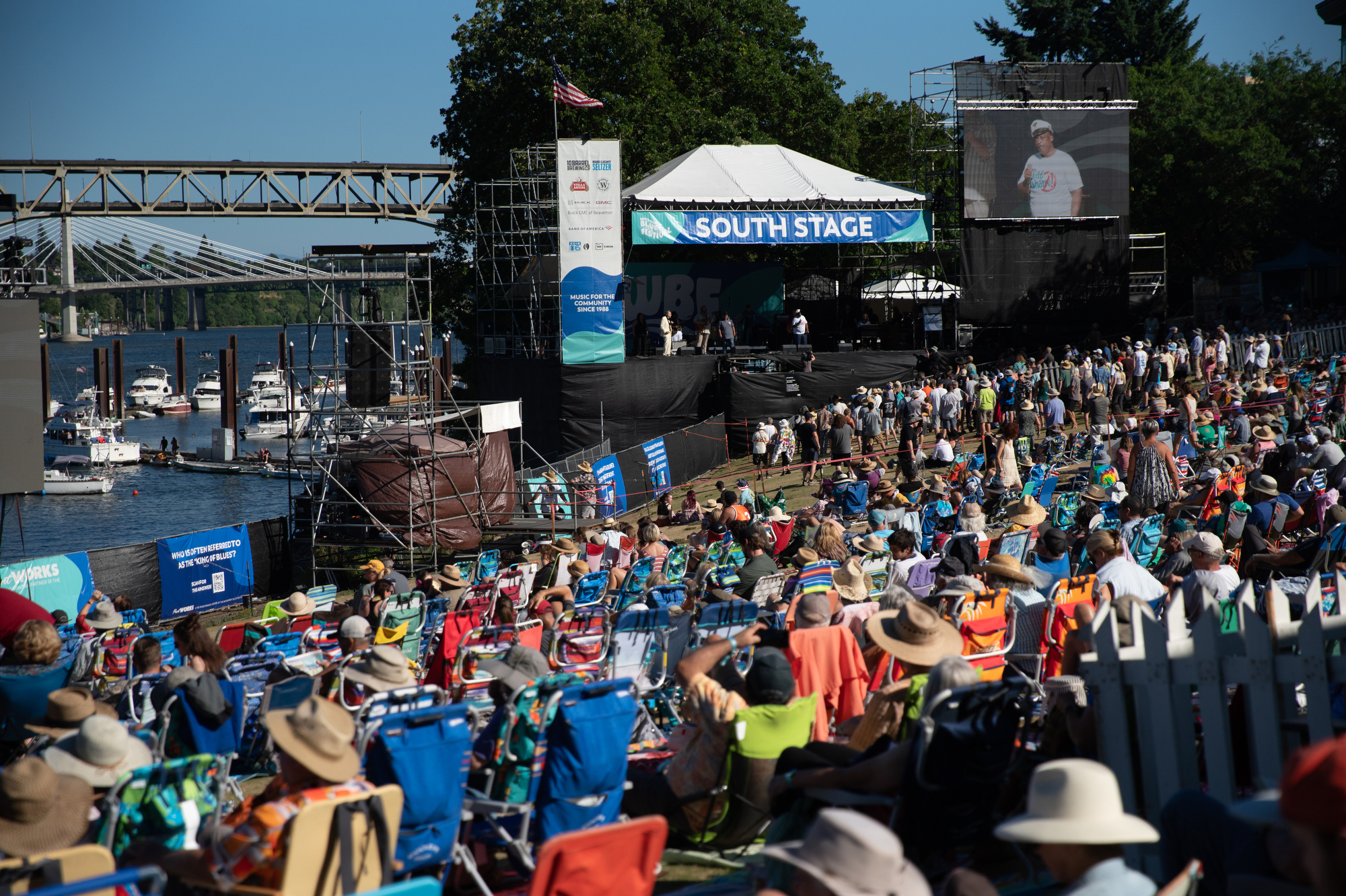 Portland s Waterfront Blues Festival other outdoor events