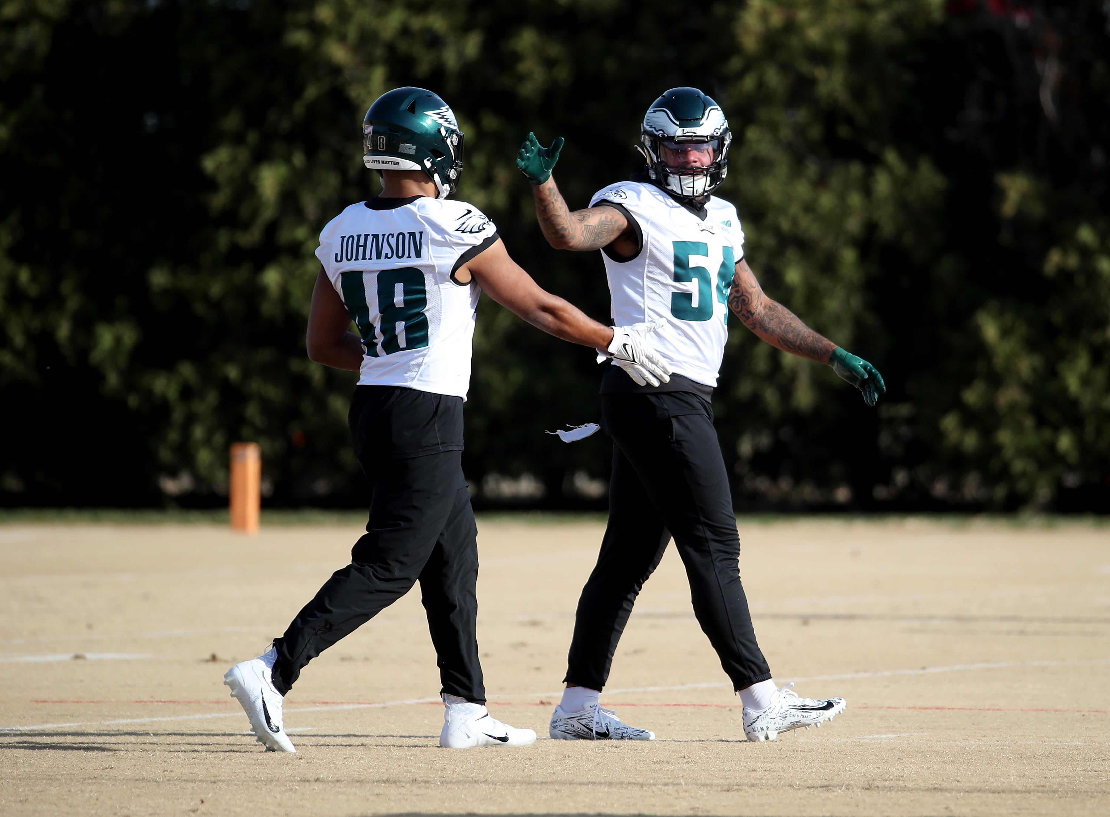 Philadelphia Eagles hold practice at the NovaCare Complex, Dec. 16