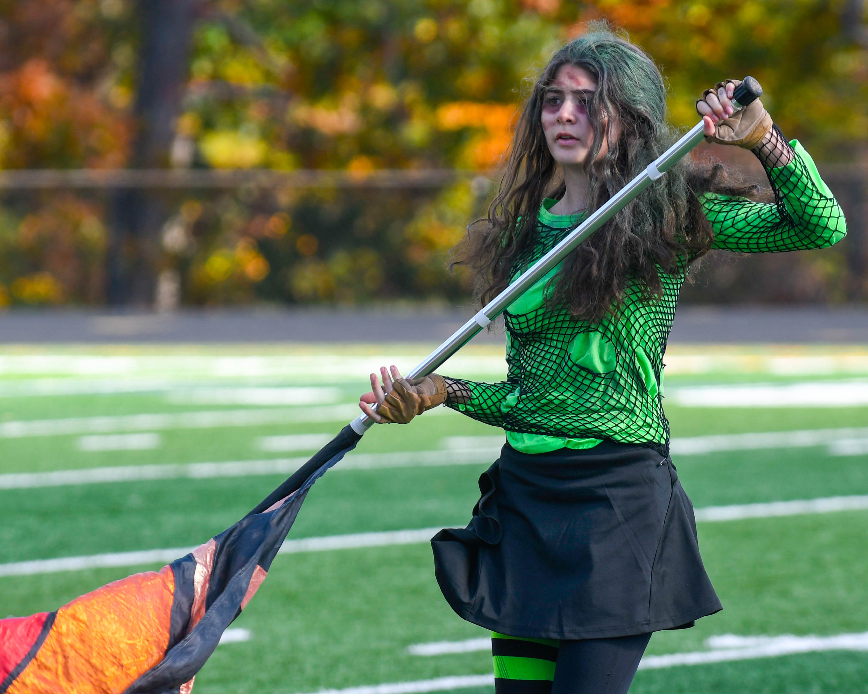 Marching Band Jefferson Township High School Performs "Undead" on 10