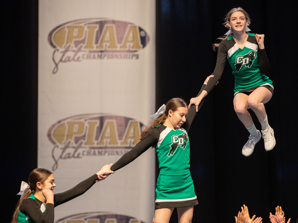 CV, CD East and CD in 2023 Competitive Cheer State Championships ...
