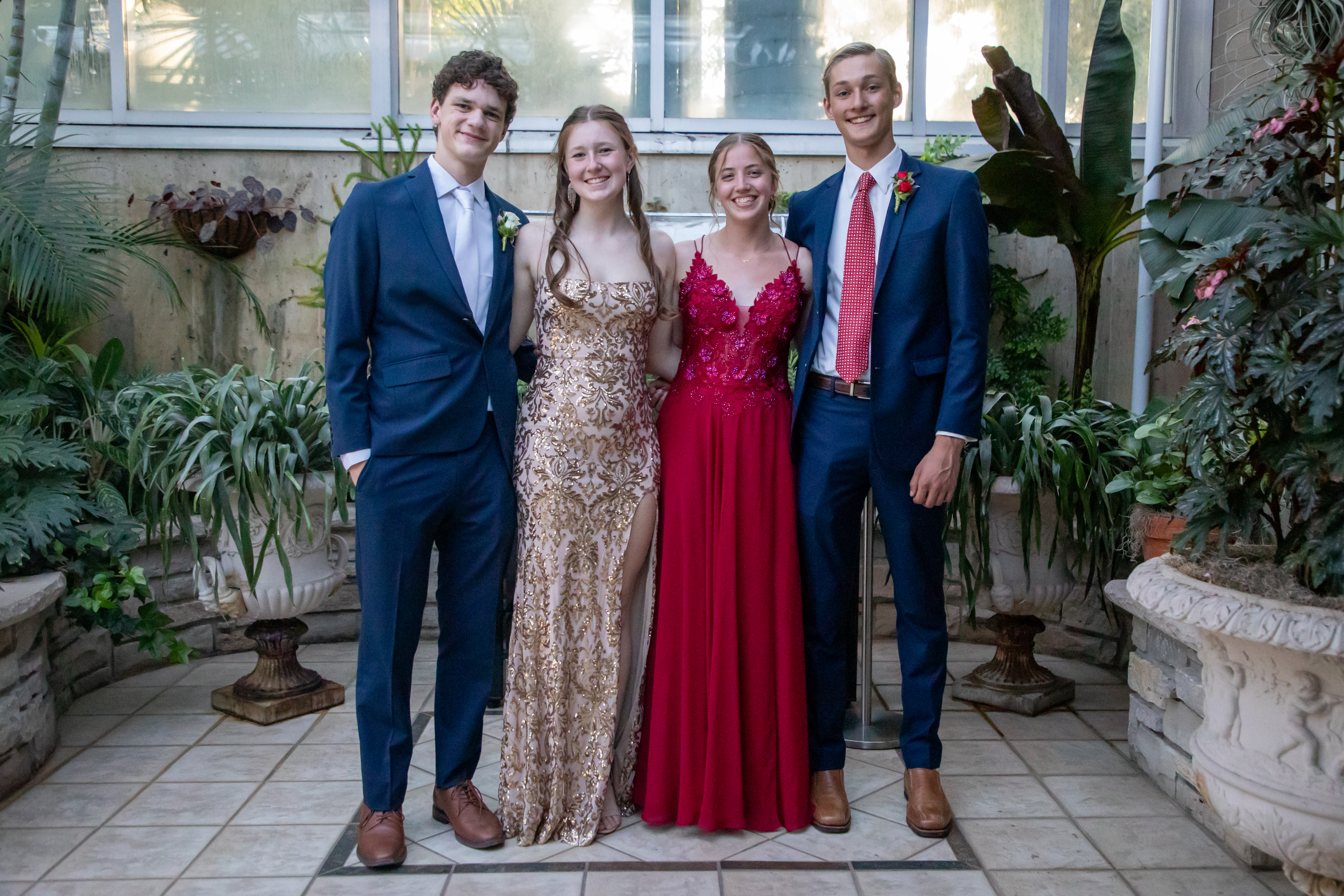 open lace back dress Primavera 4507 Size 4 Midnight Ruffled Prom Dress – Glass Slipper Formals main image 1