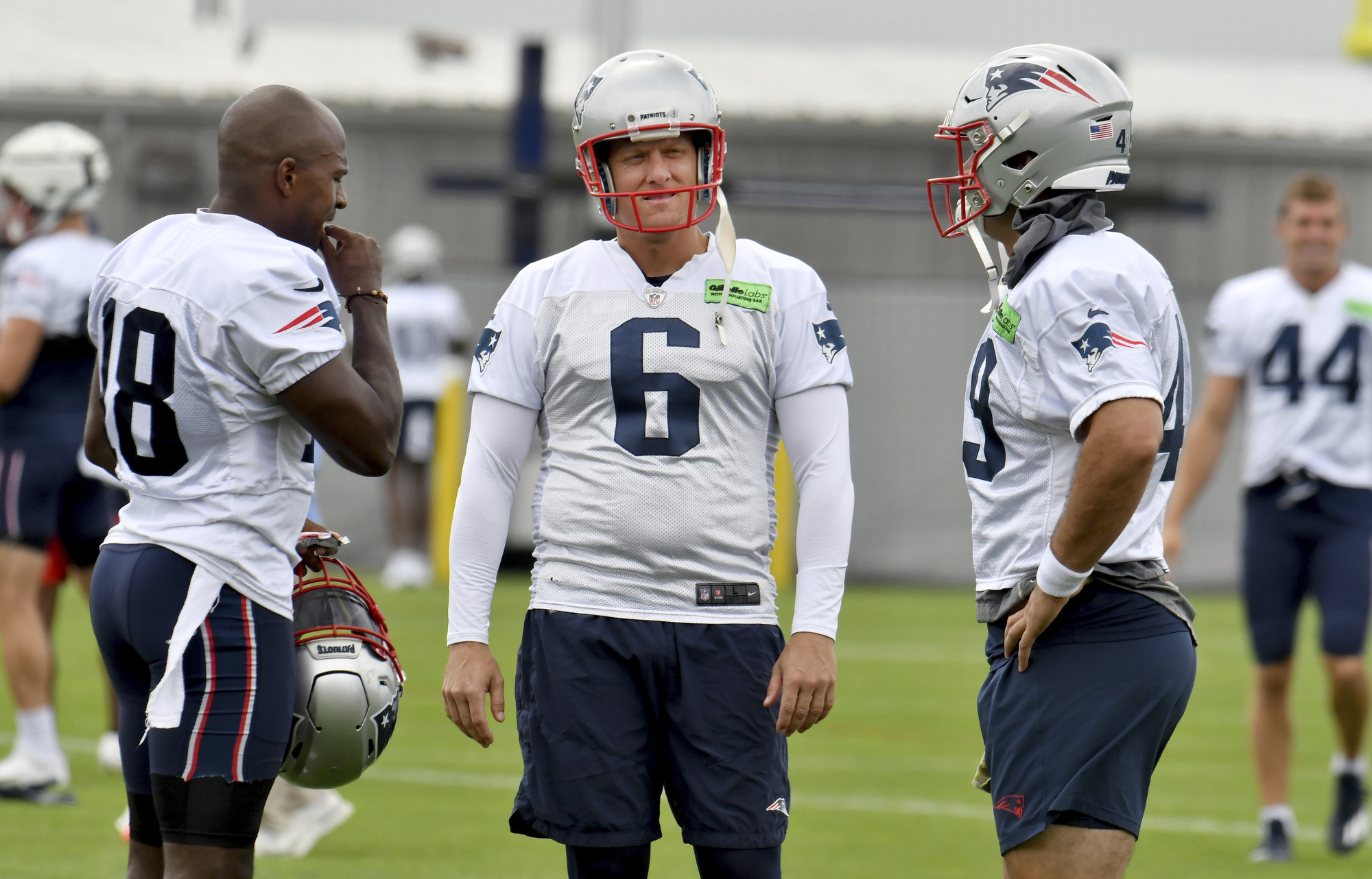 Foxboro residents can get photos taken with the New England