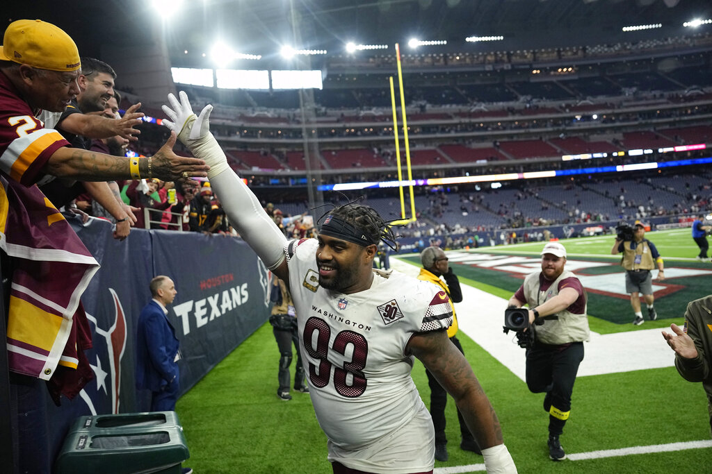 NFL Week 12: Jonathan Allen applies Sabanism to Commanders' QB