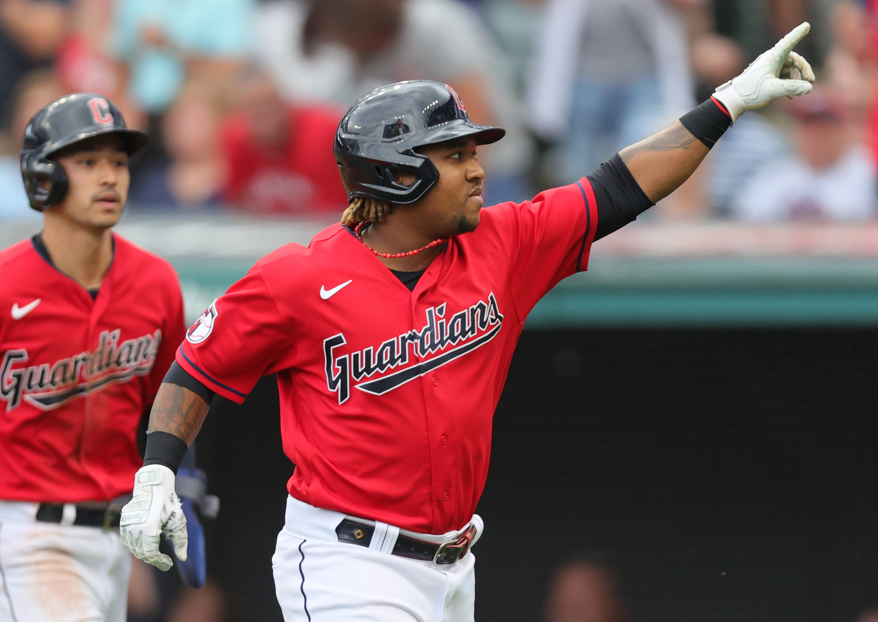 Uniforms worn for Cleveland Indians at Detroit Tigers on May 1