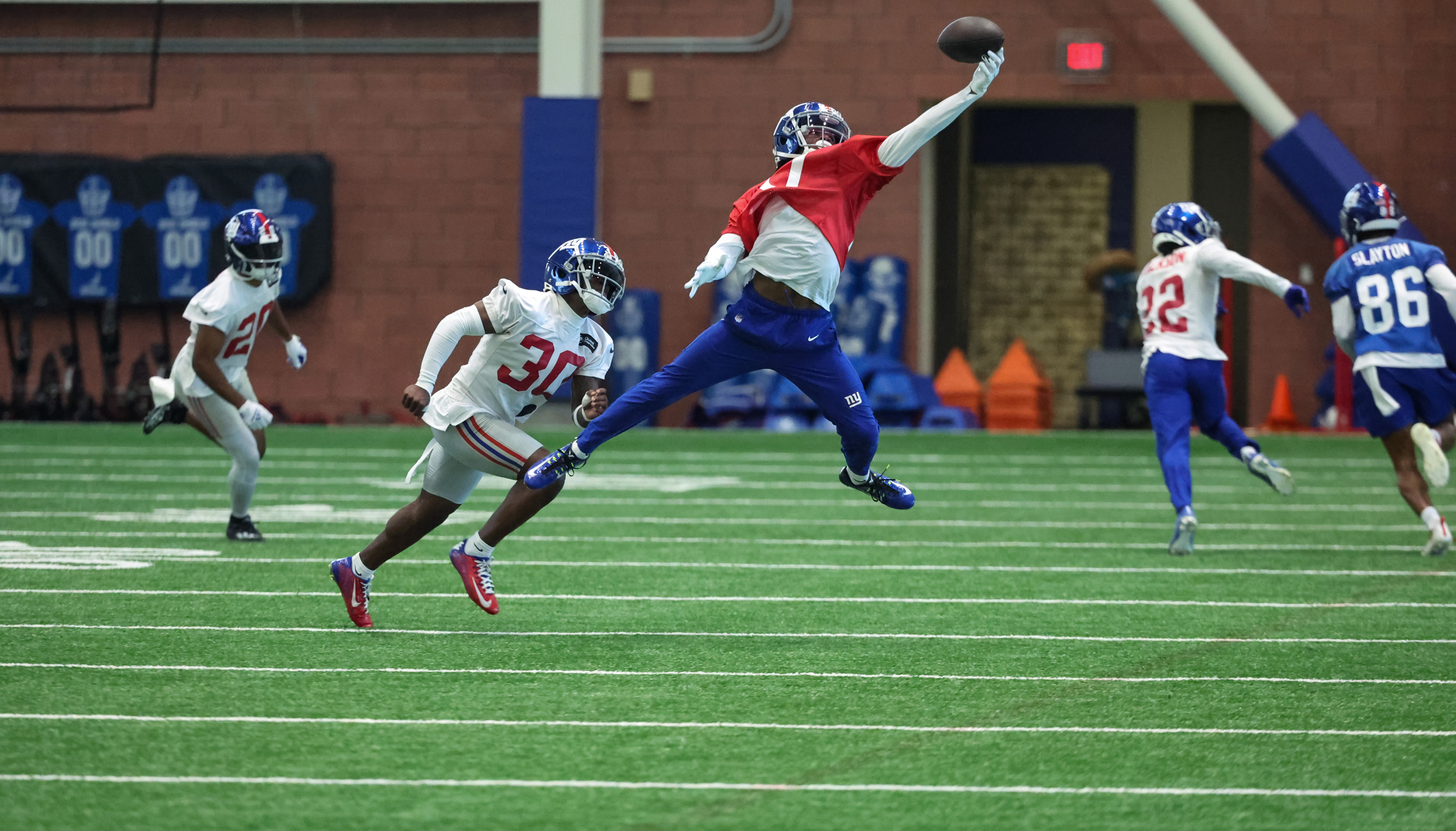 New York Giants cornerback Zyon Gilbert (38) during an NFL