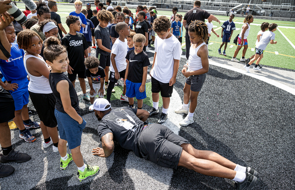 Micah Parsons youth football camp and community day 