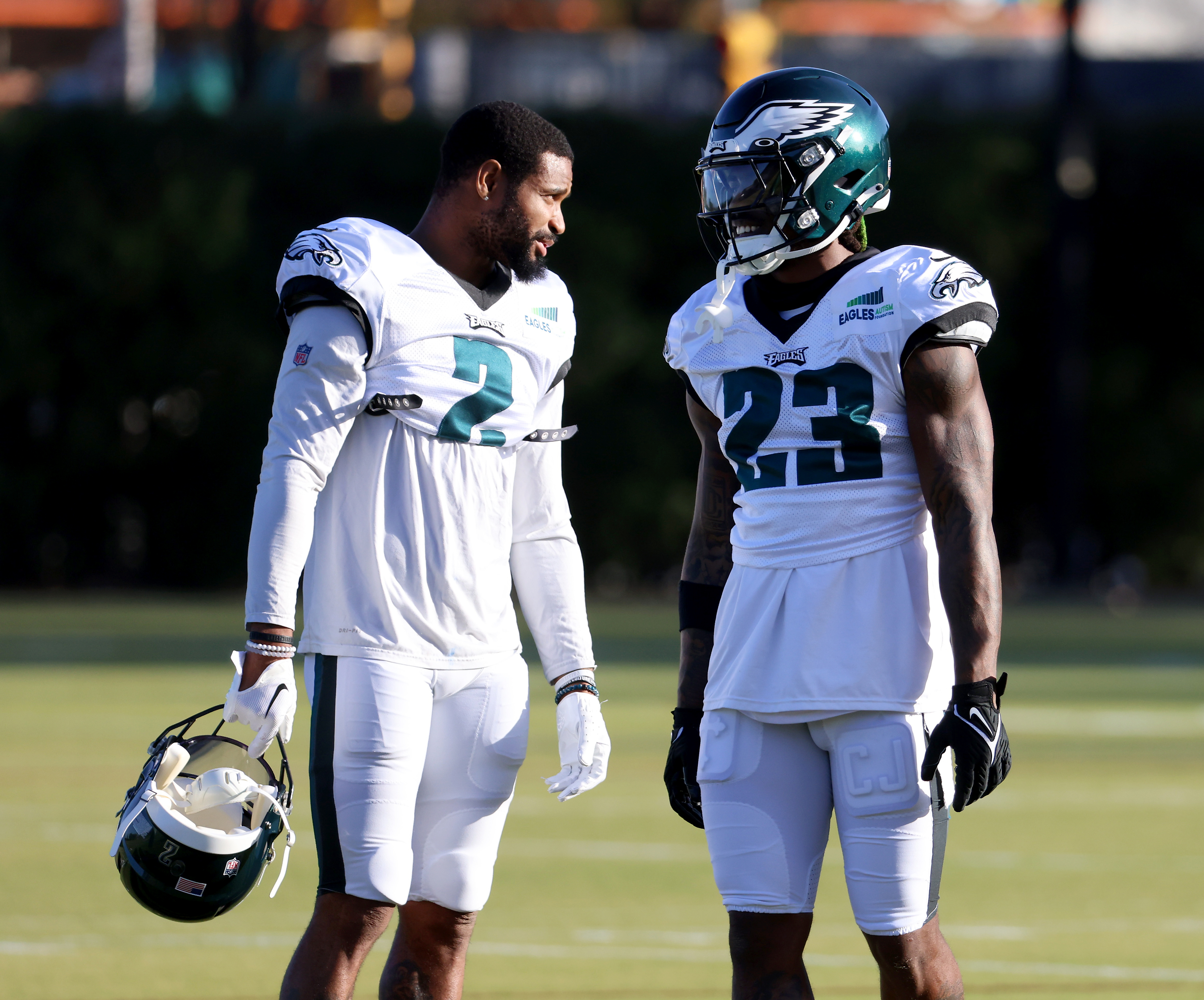 Philadelphia Eagles' Haason Reddick hosts youth camp in Camden