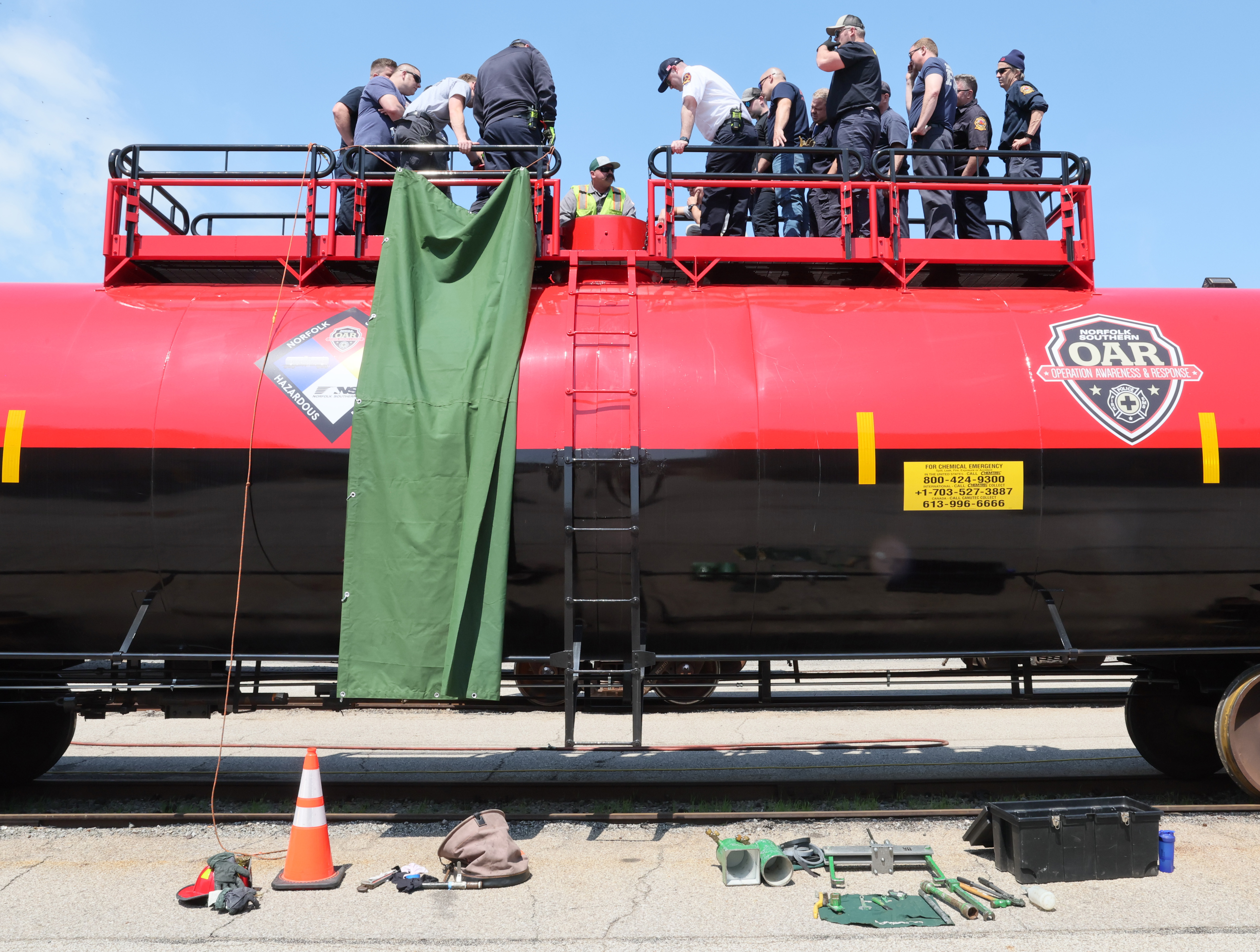 Norfolk Southern’s Safety Train in Brook Park for first responder ...