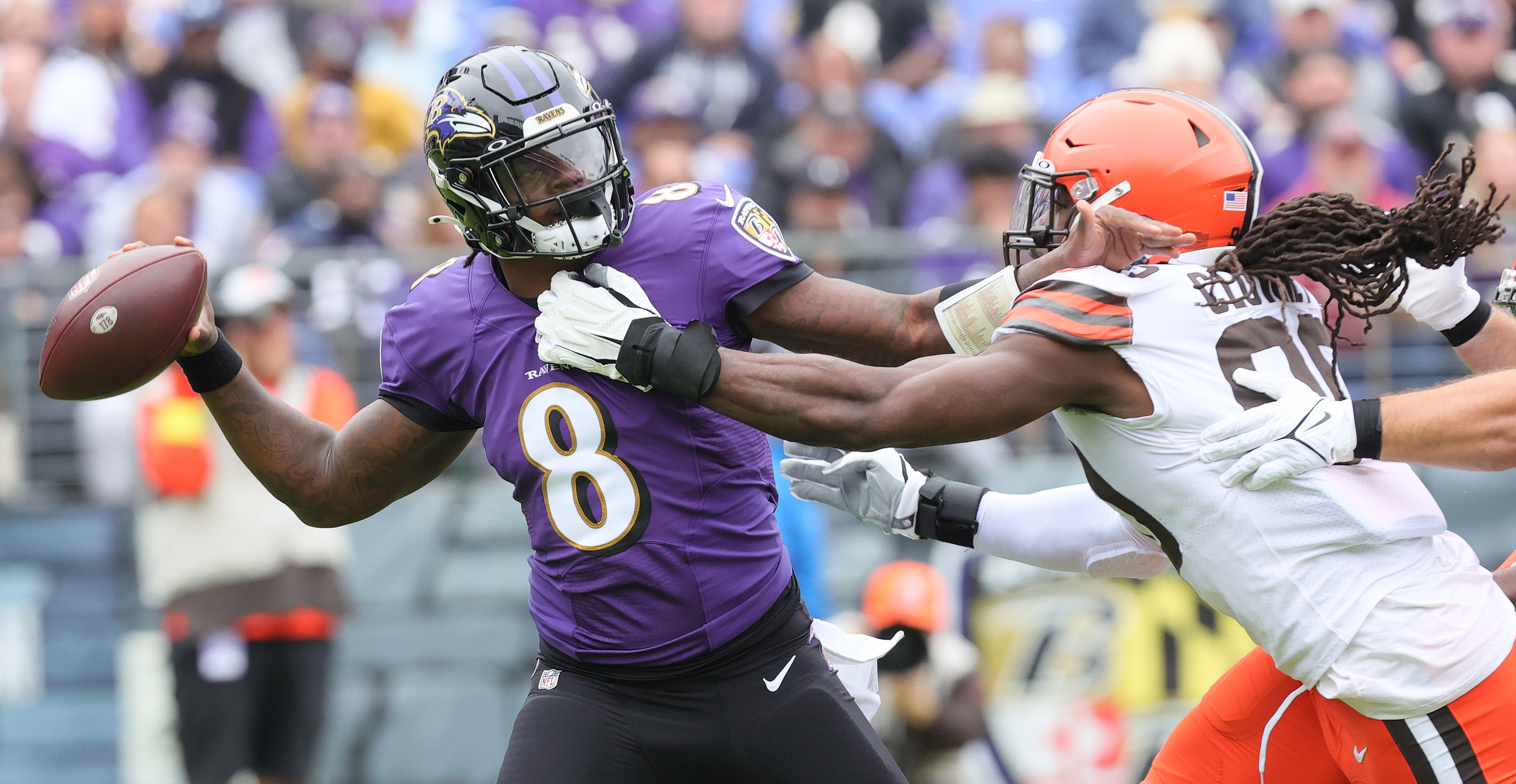 Baltimore Ravens Jadeveon Clowney Didn't 'Believe' Browns' Deshaun