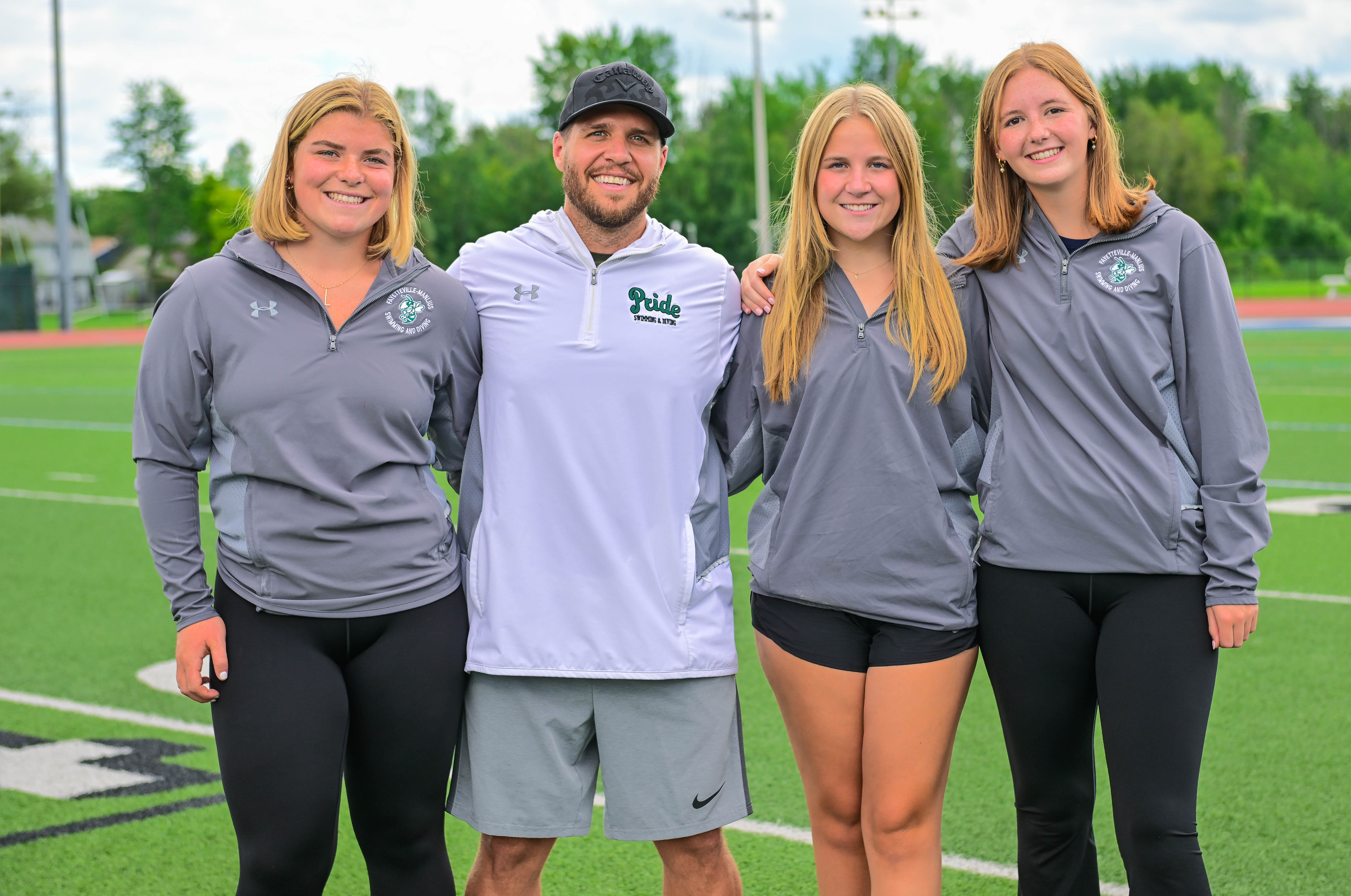 Section III girls swimming media day fun 2023