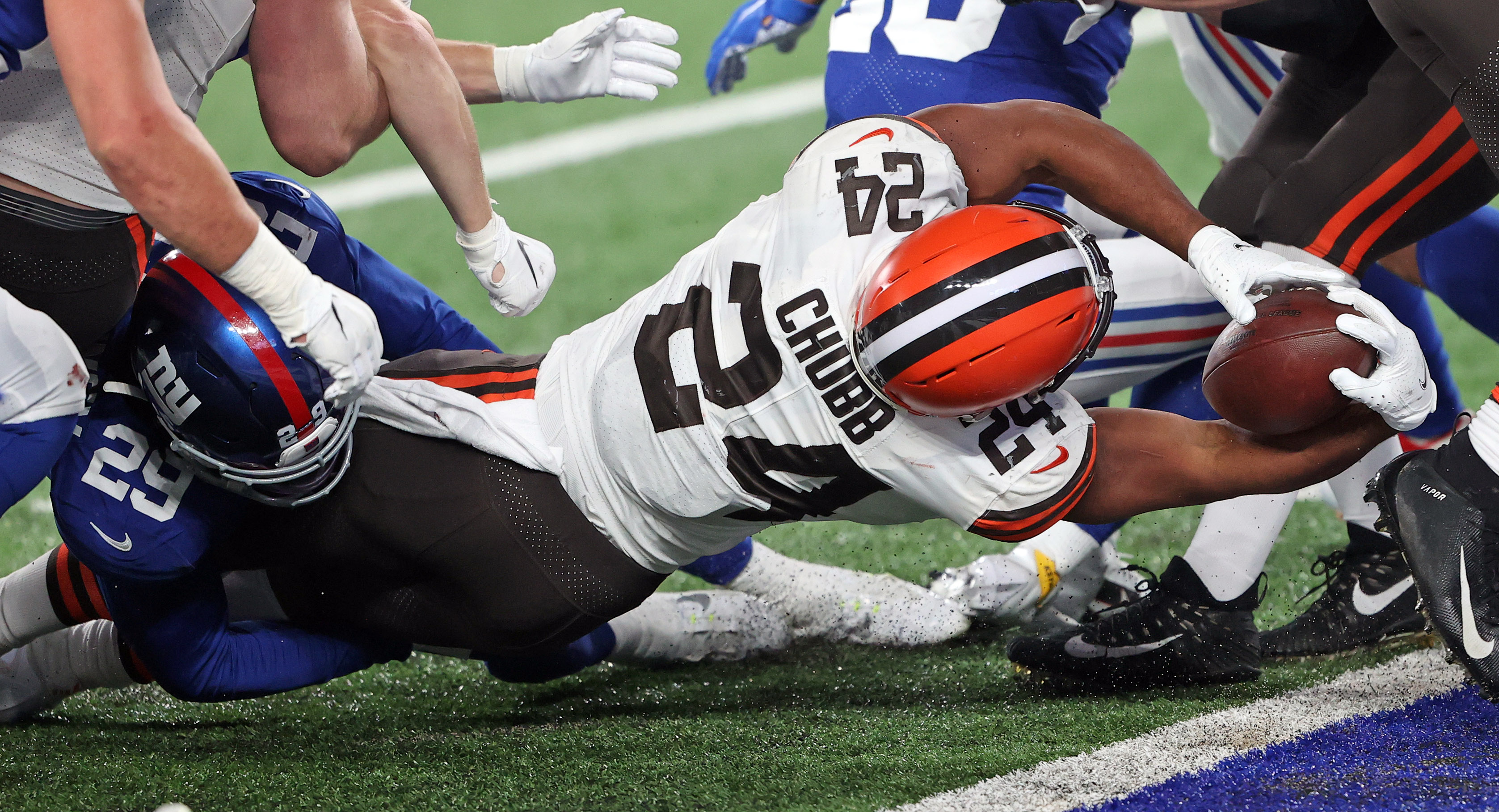 Prime time winners! Browns beat New York Giants 20-6 on NBC's