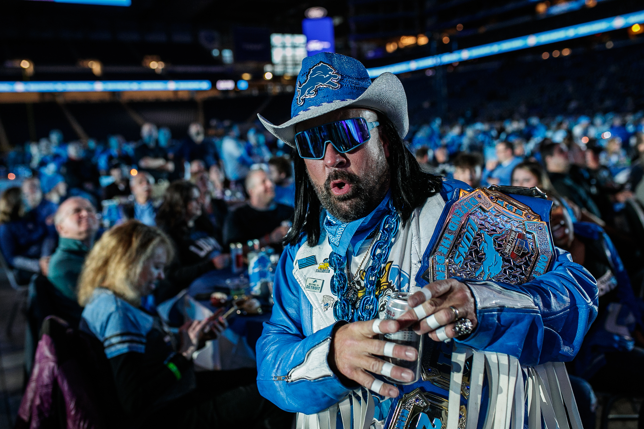 The 2022 NFL Draft Party filled Ford Field with hopeful fans