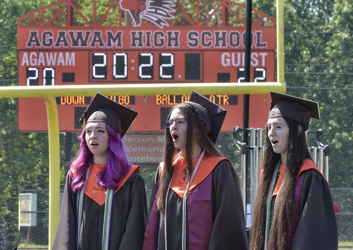 Agawam High School marks 100th graduation ceremony with Class of 2022
