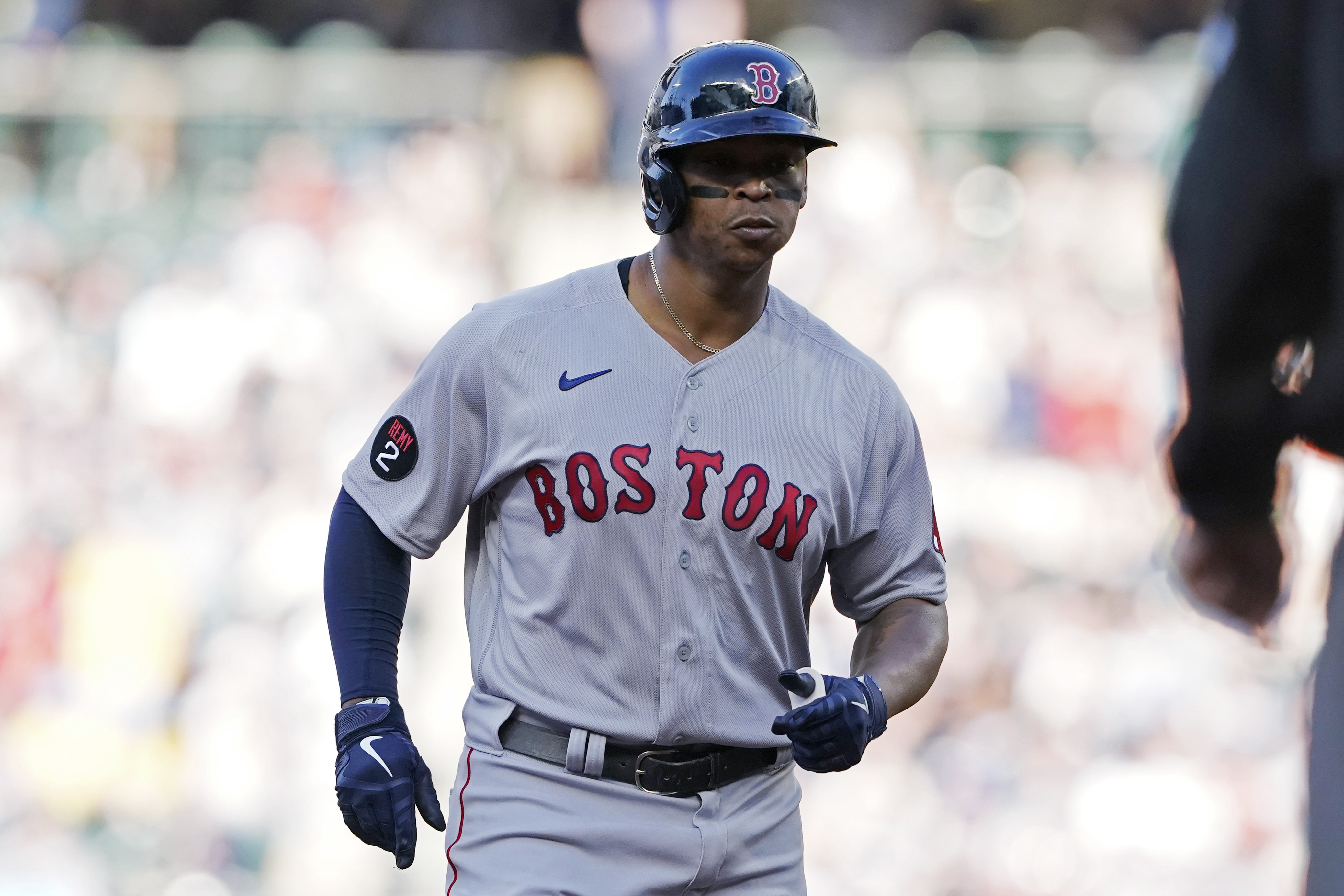 As Rafael Devers' time with Boston Red Sox 'has flown by,' he's kept same  personality and made hitting look easy 