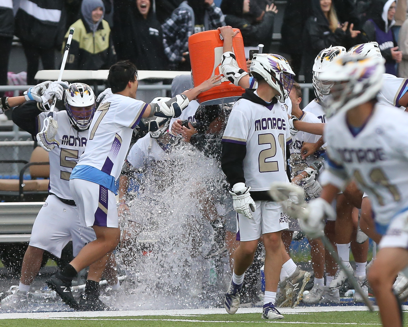 Boys Lacrosse Monroe vs Old Bridge in the GMC final.