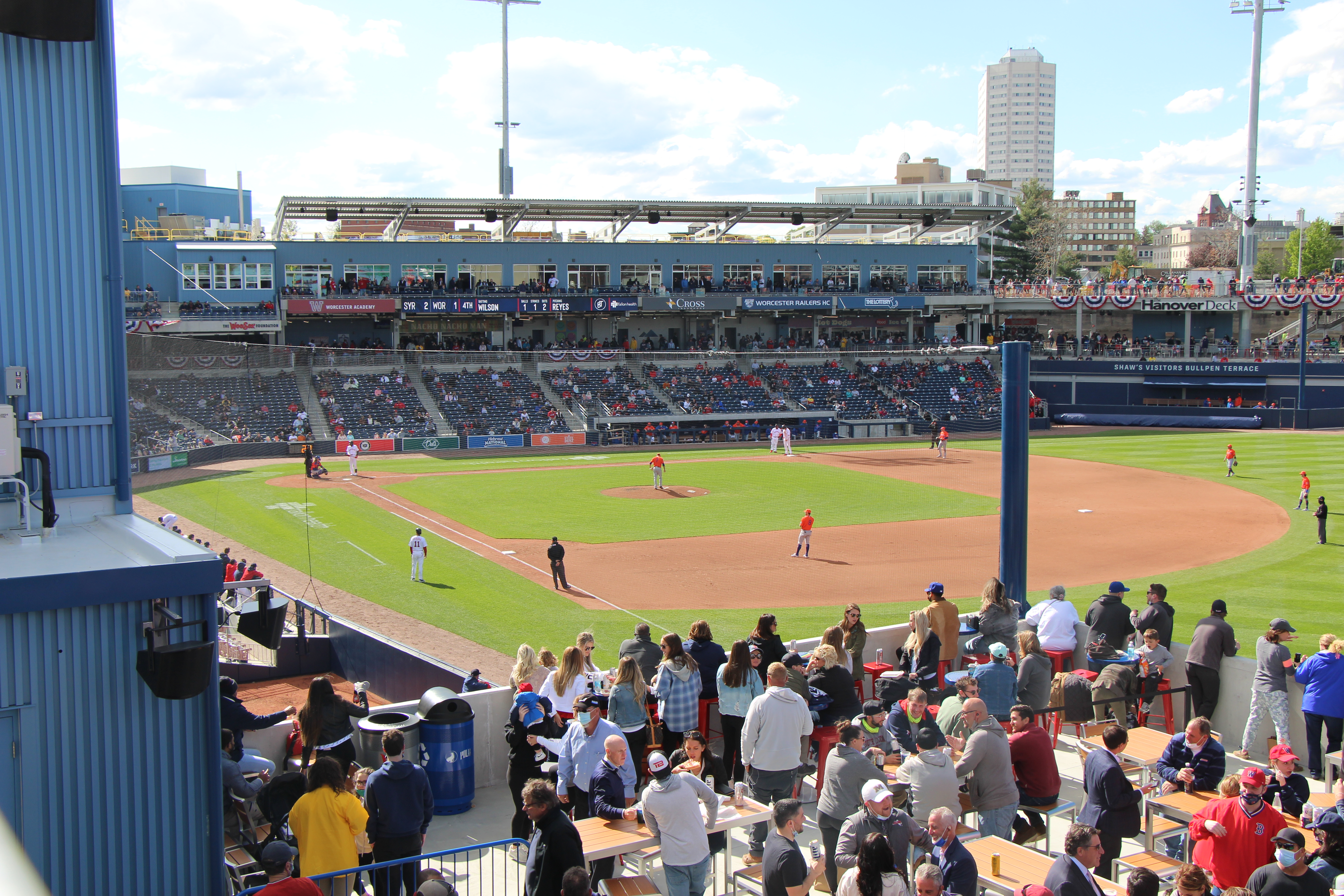 WooSox welcomes fans at full capacity in new stadium